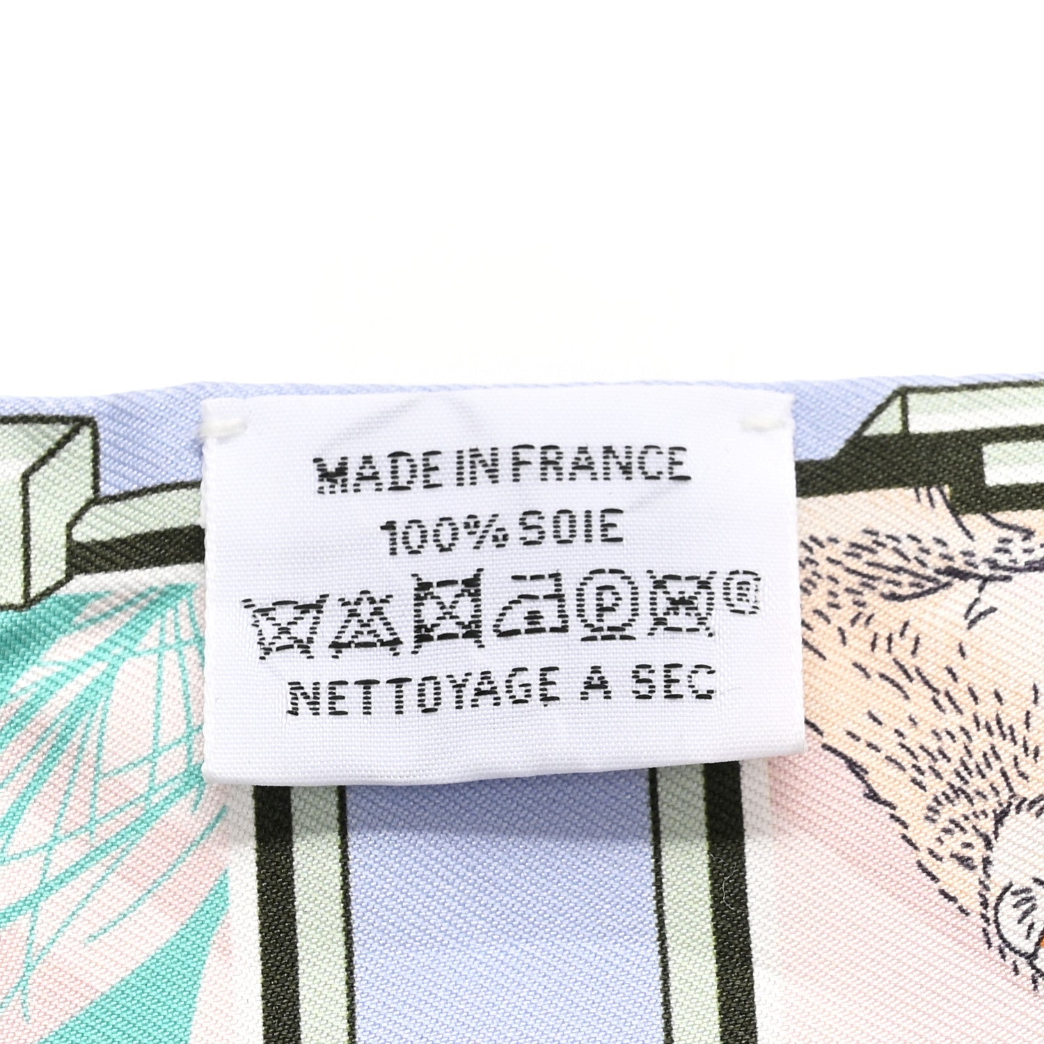 Silk Story Twilly Blue Pale Rose Vert