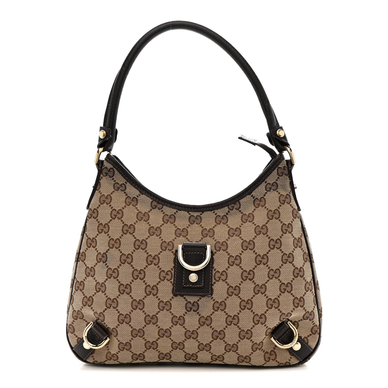 Monogram Medium Abbey D Ring Hobo Brown