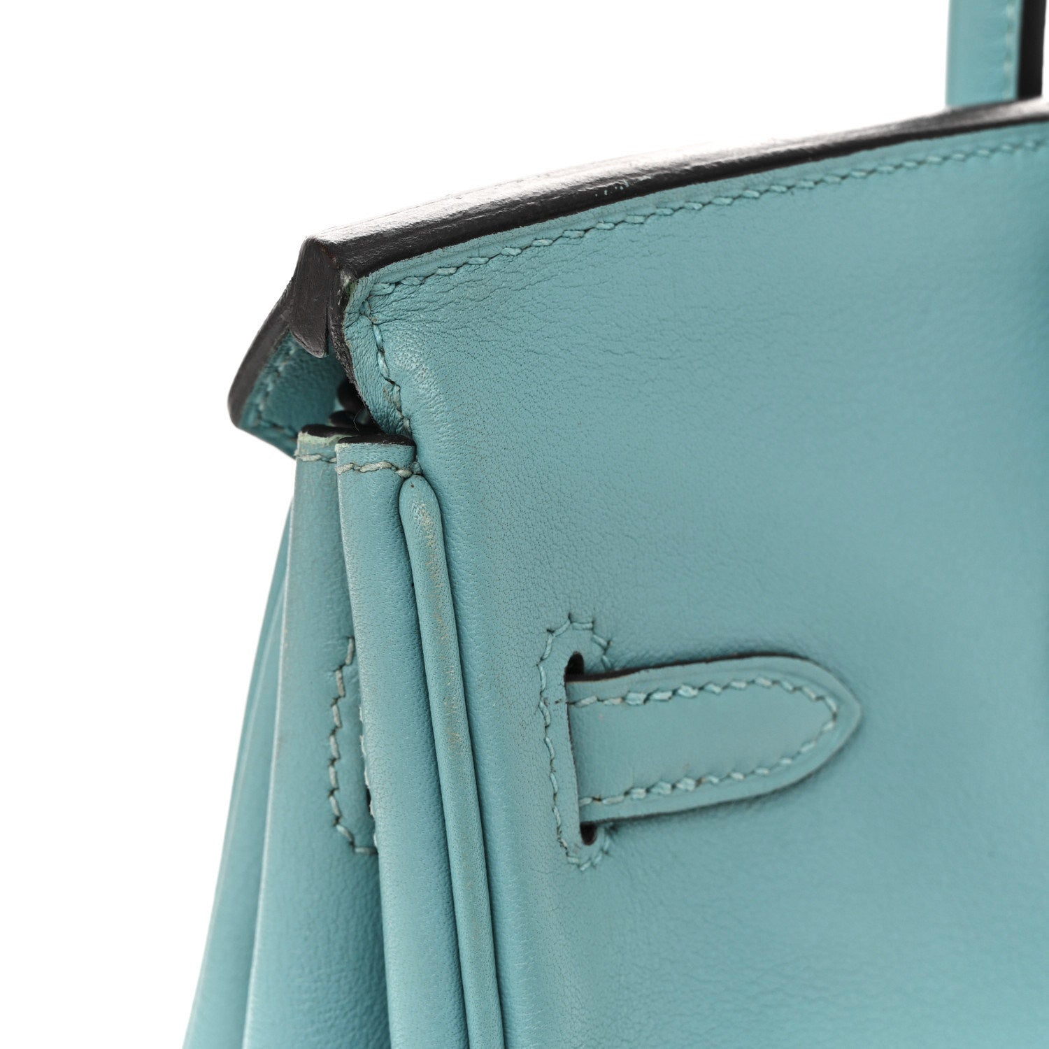 Swift Birkin 25 Bleu Atoll