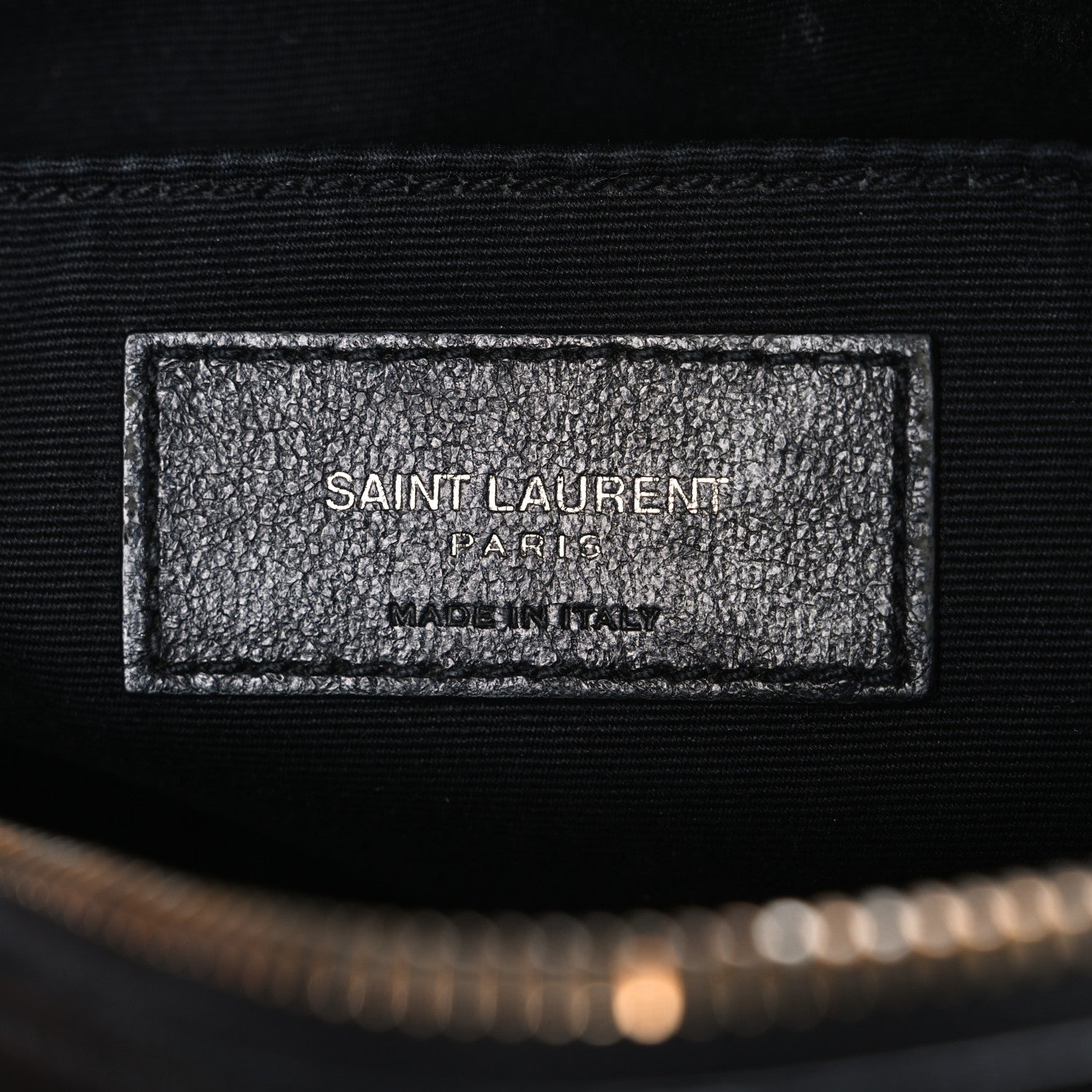 Calfskin Matelasse Monogram Lou Camera Bag Black