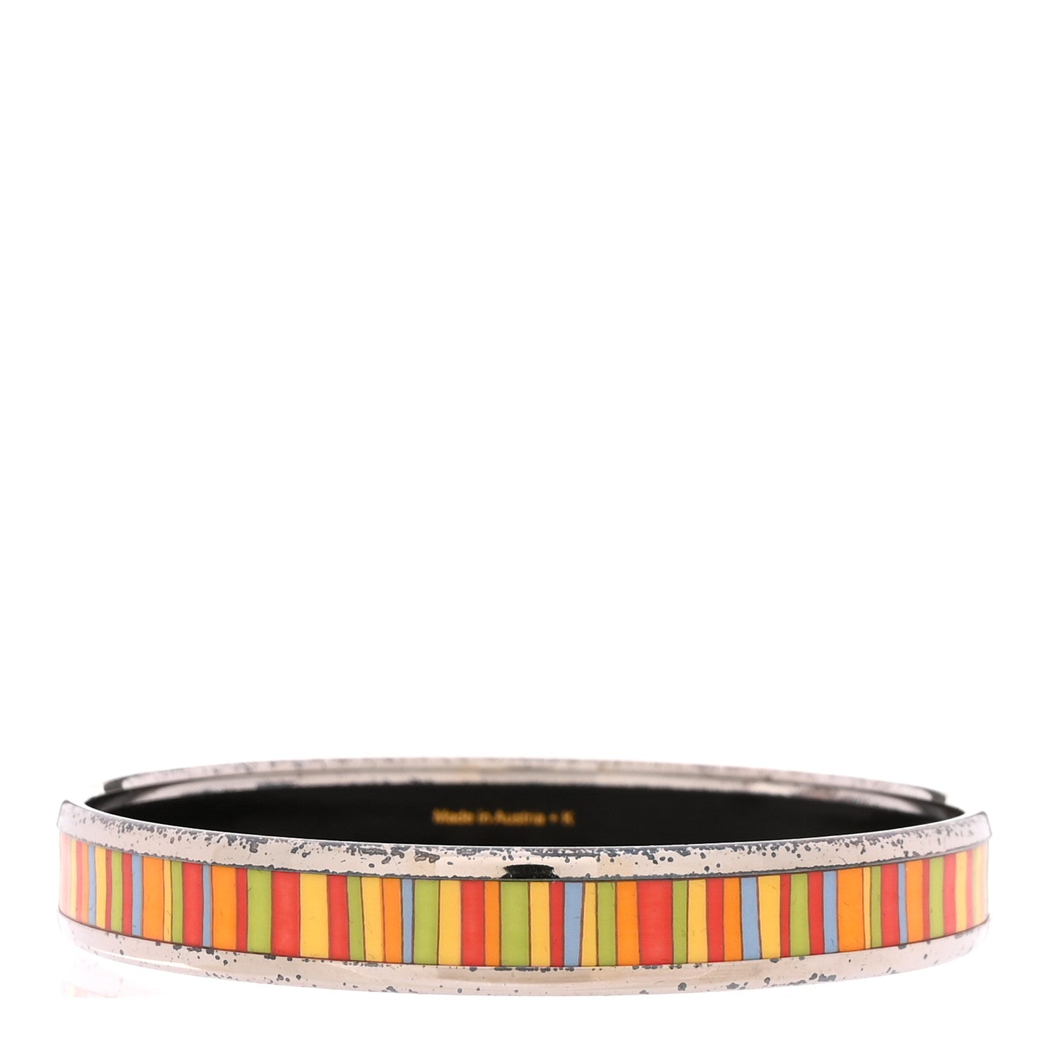 Enamel Printed Stripes Narrow Bracelet 65