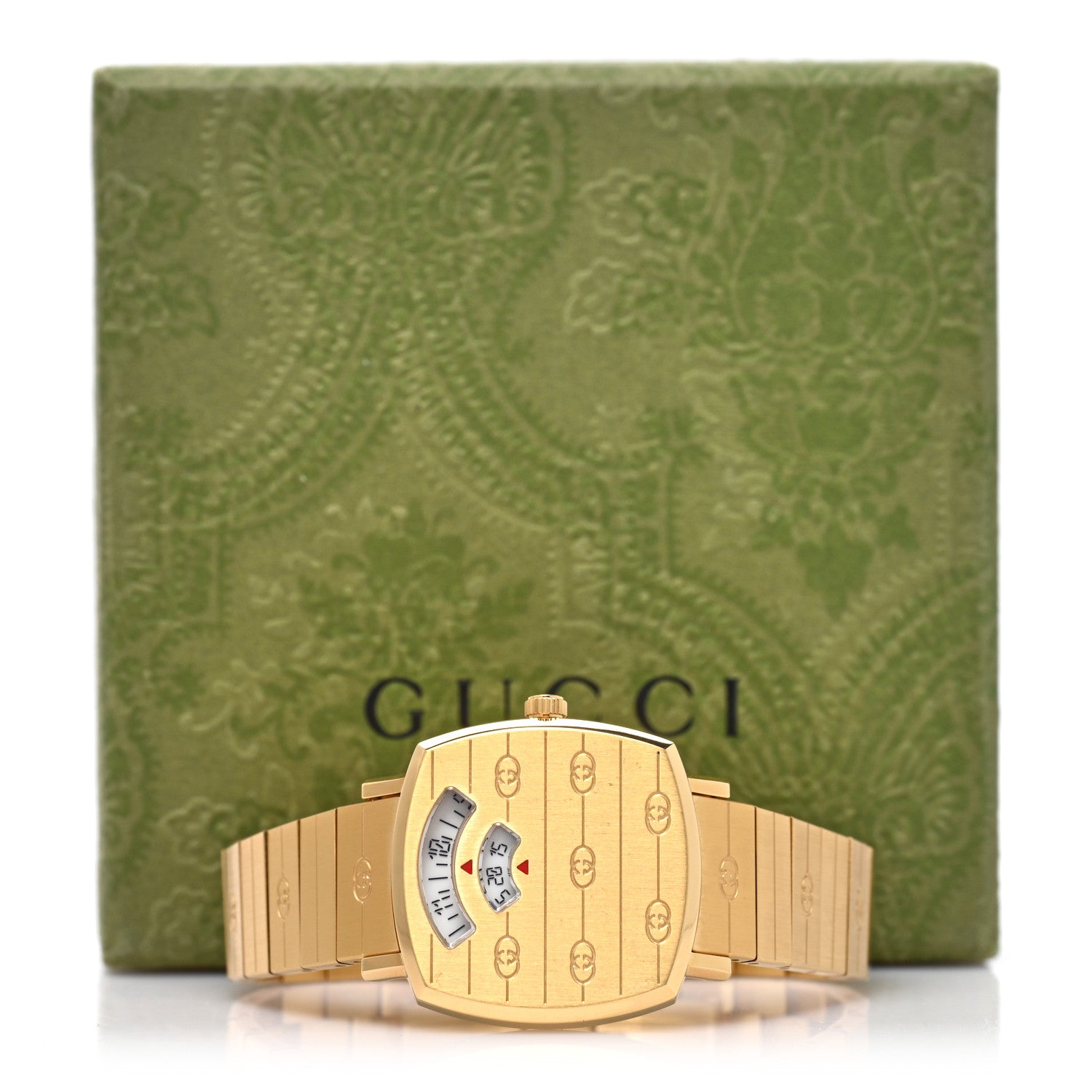 Stainless Steel 27mm Grip Quartz Watch Gold