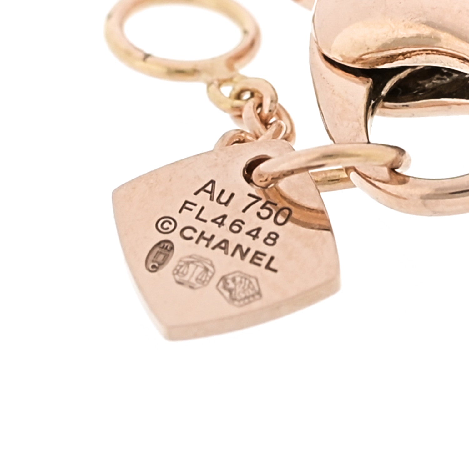 18K Beige Gold Ruby Coco Crush Station Bracelet