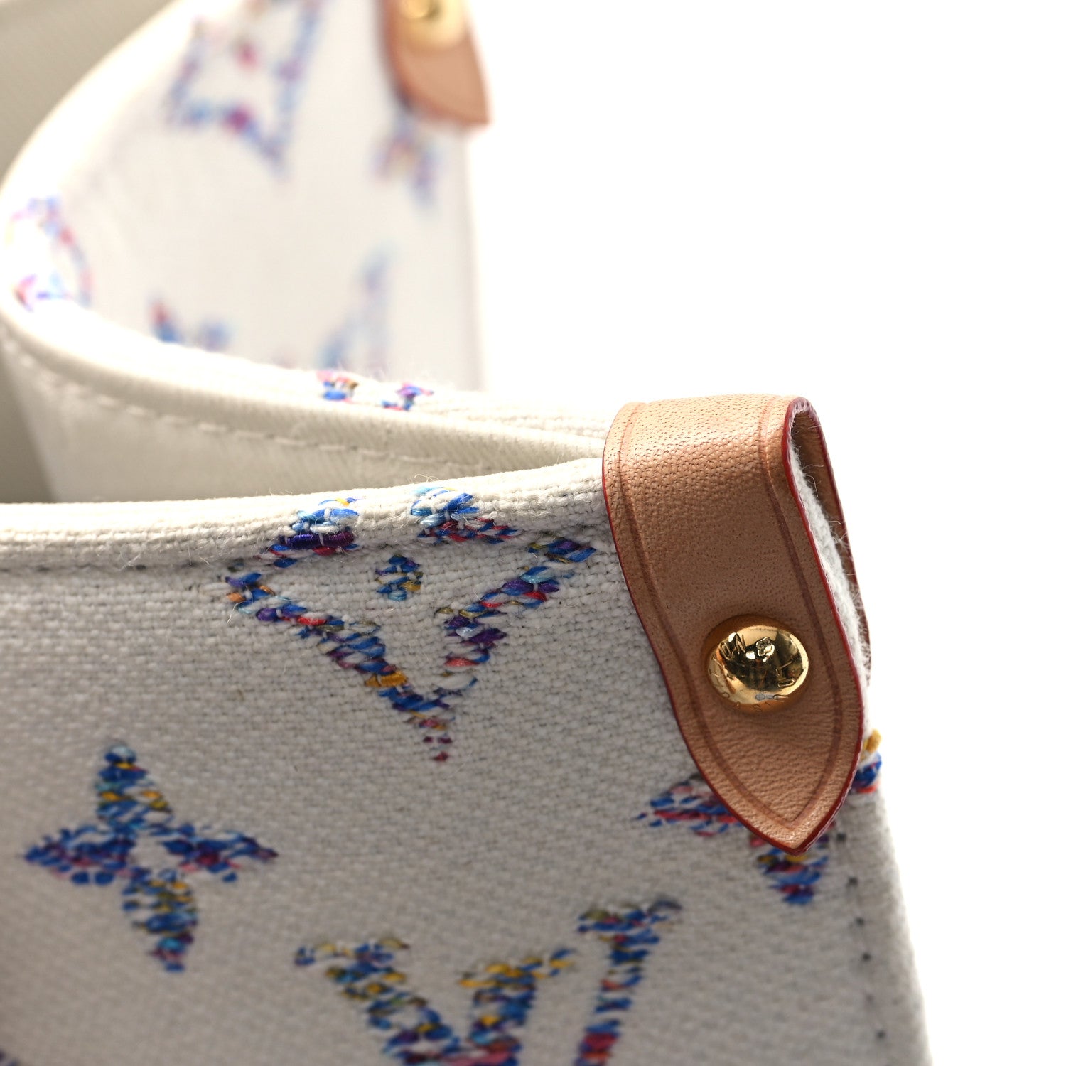 Monogram Jacquard Nautical Onthego MM Multicolor Beige