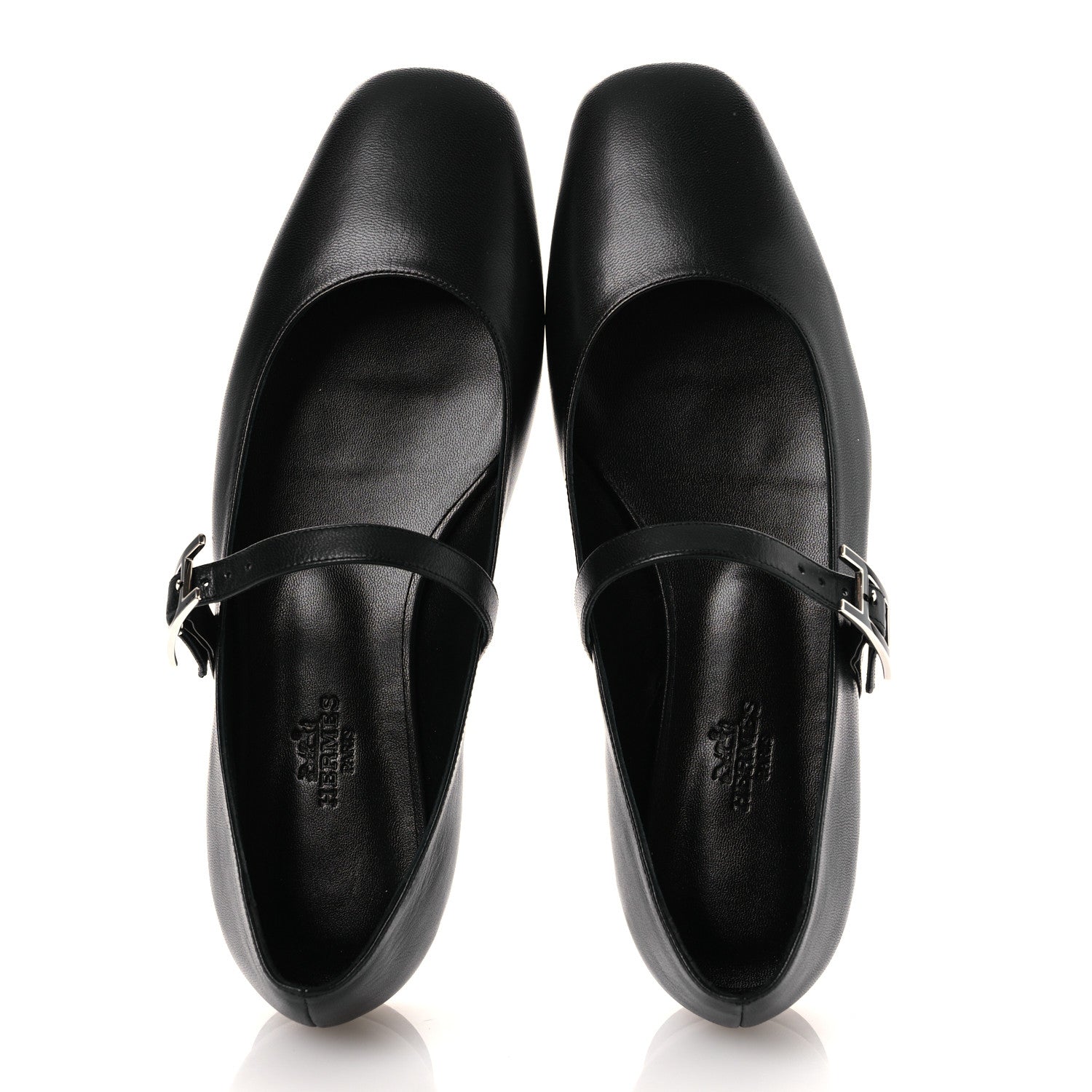Goatskin Jane Ballet Flats 36.5 Black