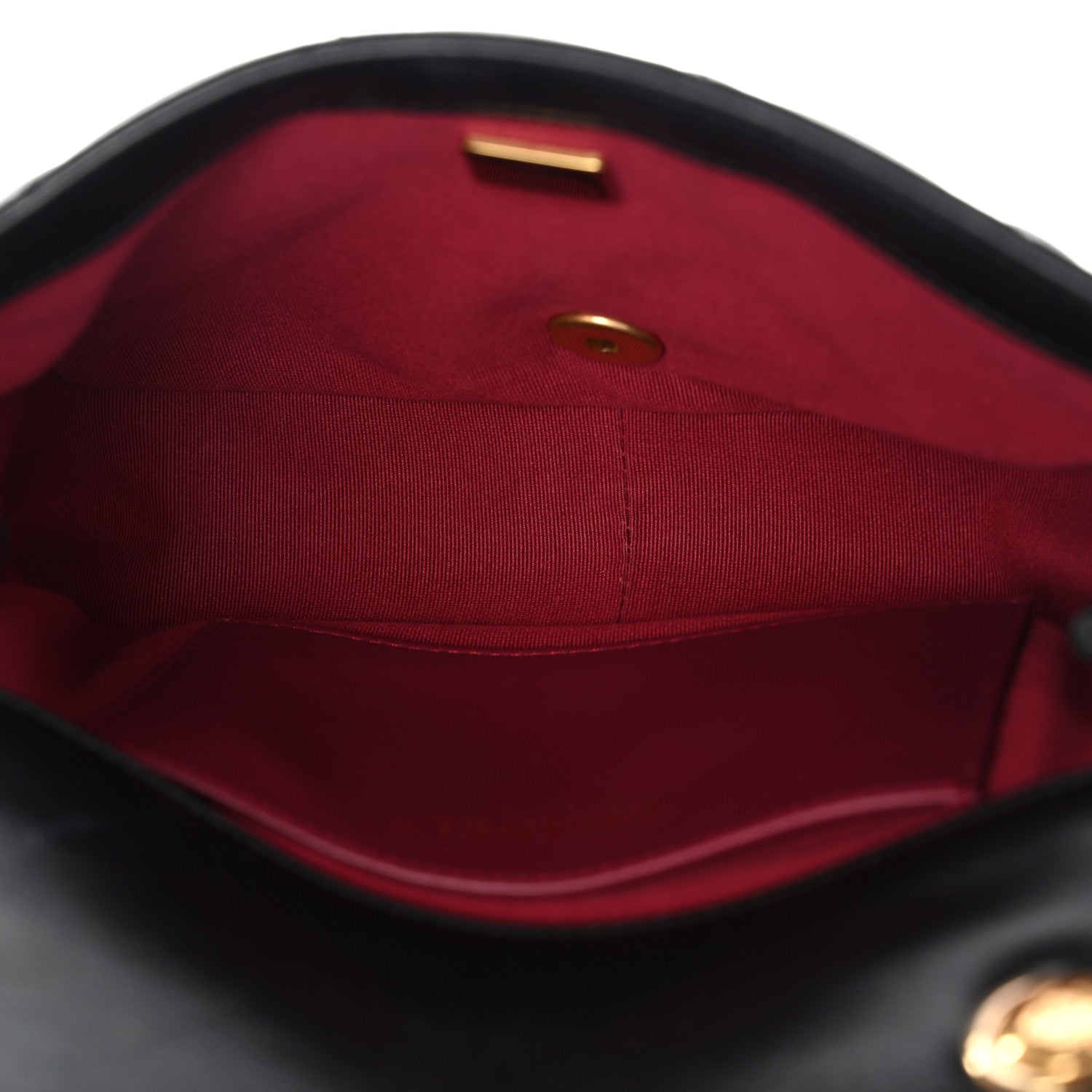 Lambskin Quilted Mini Square Flap Black