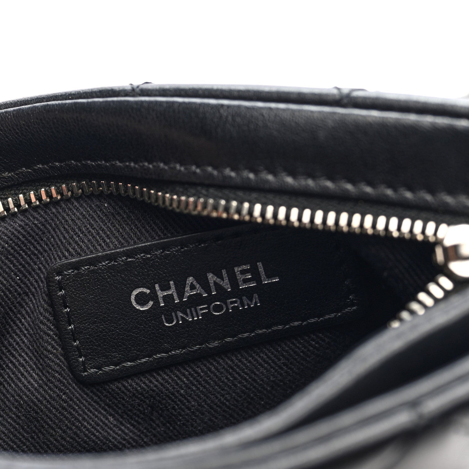 Lambskin Quilted Crossbody Bag Black