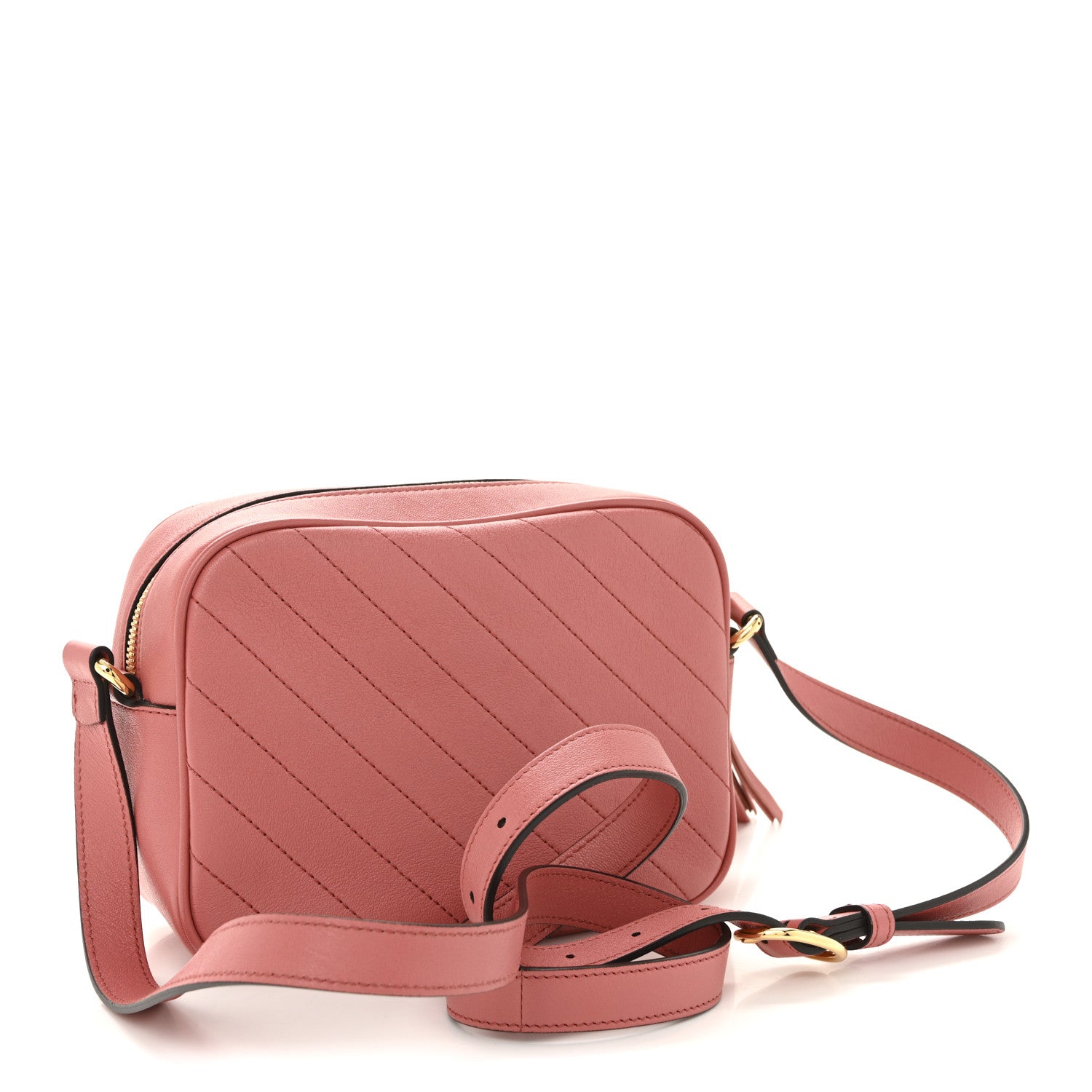 Sakai Be Green Calfskin Diagonal Stitched Small Blondie Shoulder Bag Gorgeus Grace