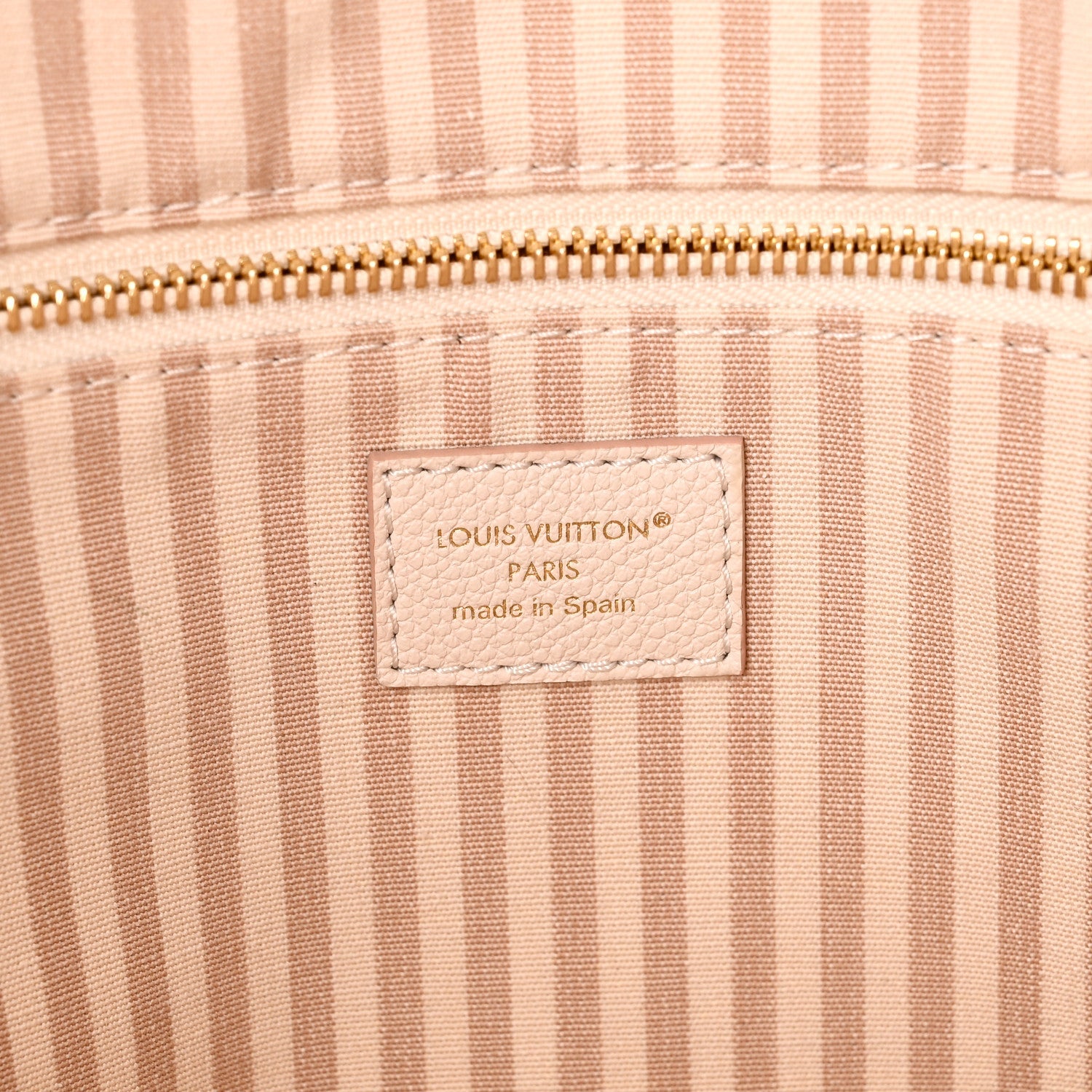 Monogram Debossed Neverfull MM Eden