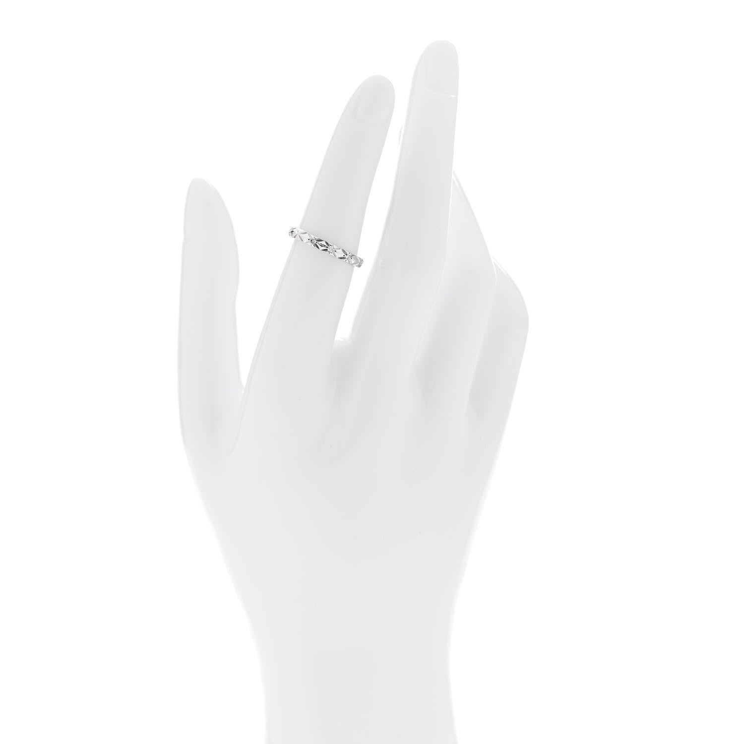 Platinum Diamond Mini Coco Crush Ring 51 5.75