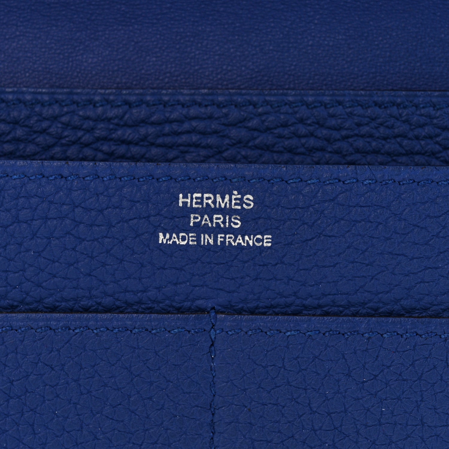 Togo Dogon Duo Wallet Bleu Electrique