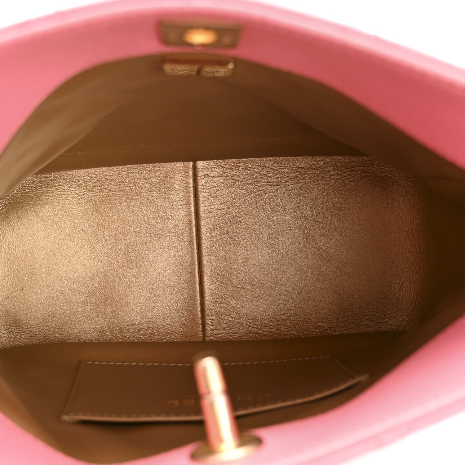 Lambskin Quilted Small Pearl Crush Hobo Pink