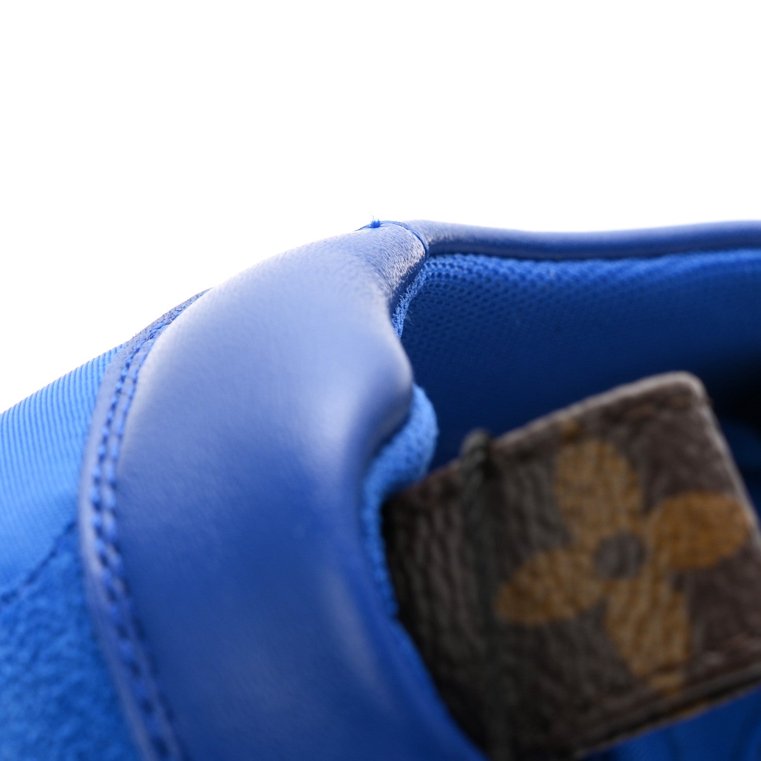Suede Calfskin LV Sneakerina 39.5 Electric Blue