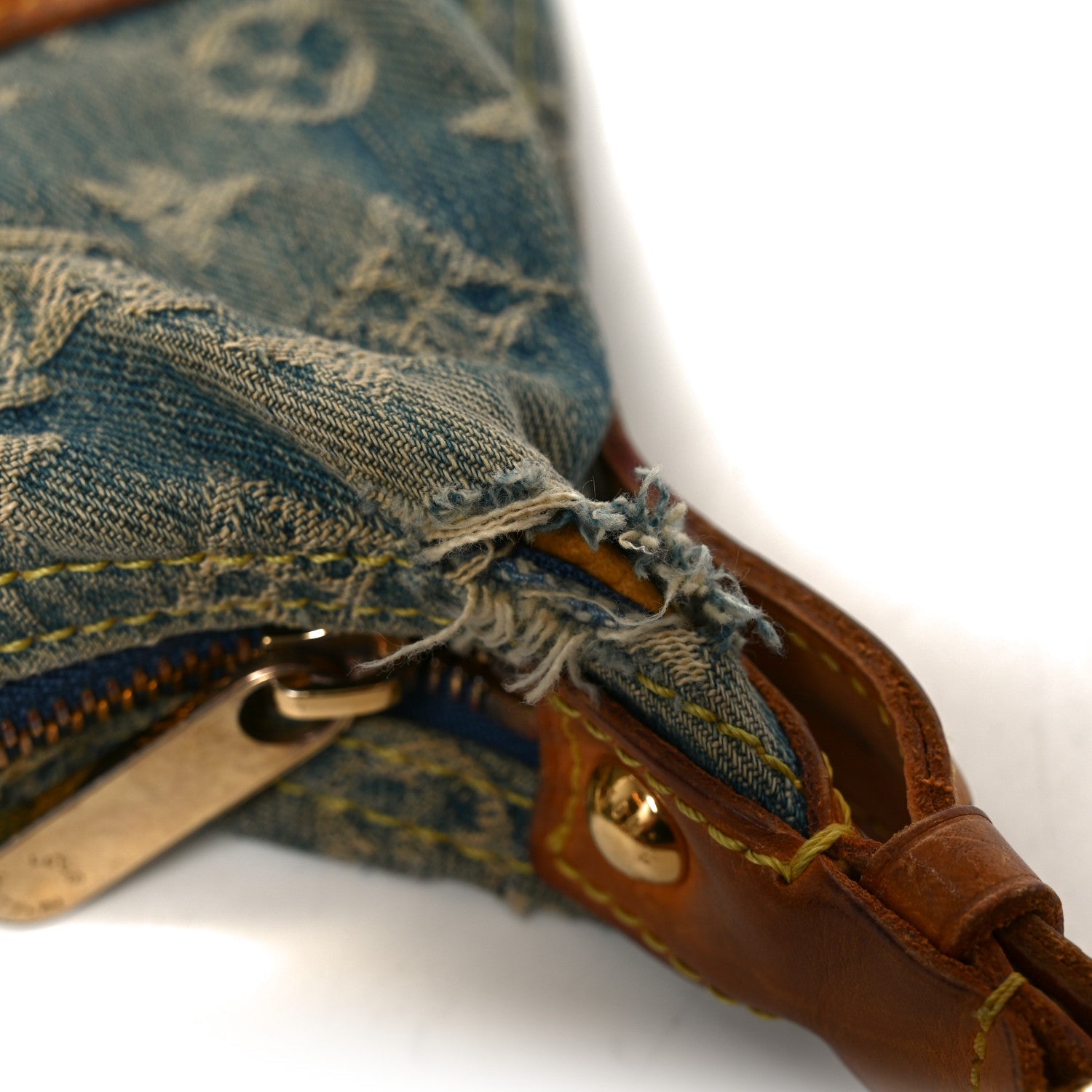 Denim Monogram Baggy GM Blue