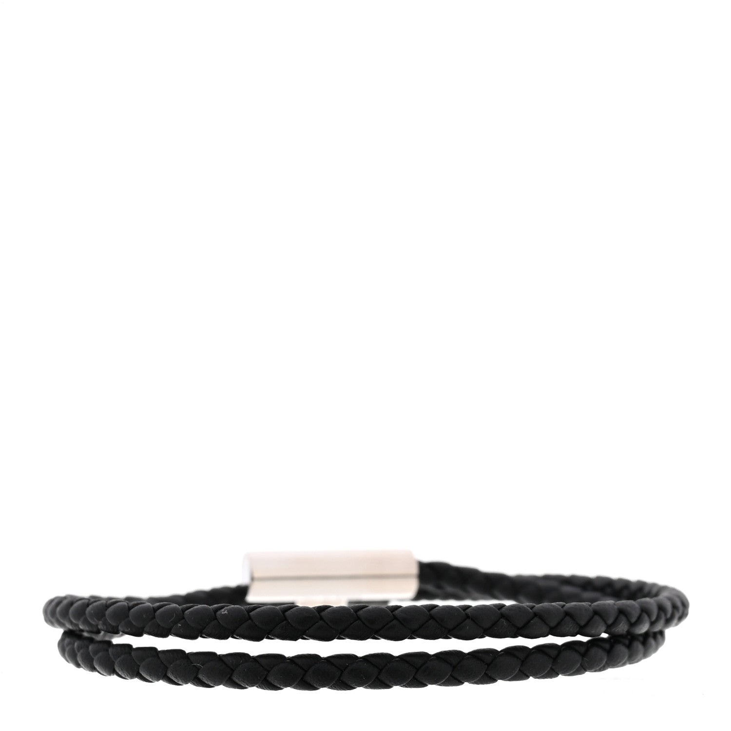 Swift Double Wrap Cord Tournis Tresse Bracelet Black