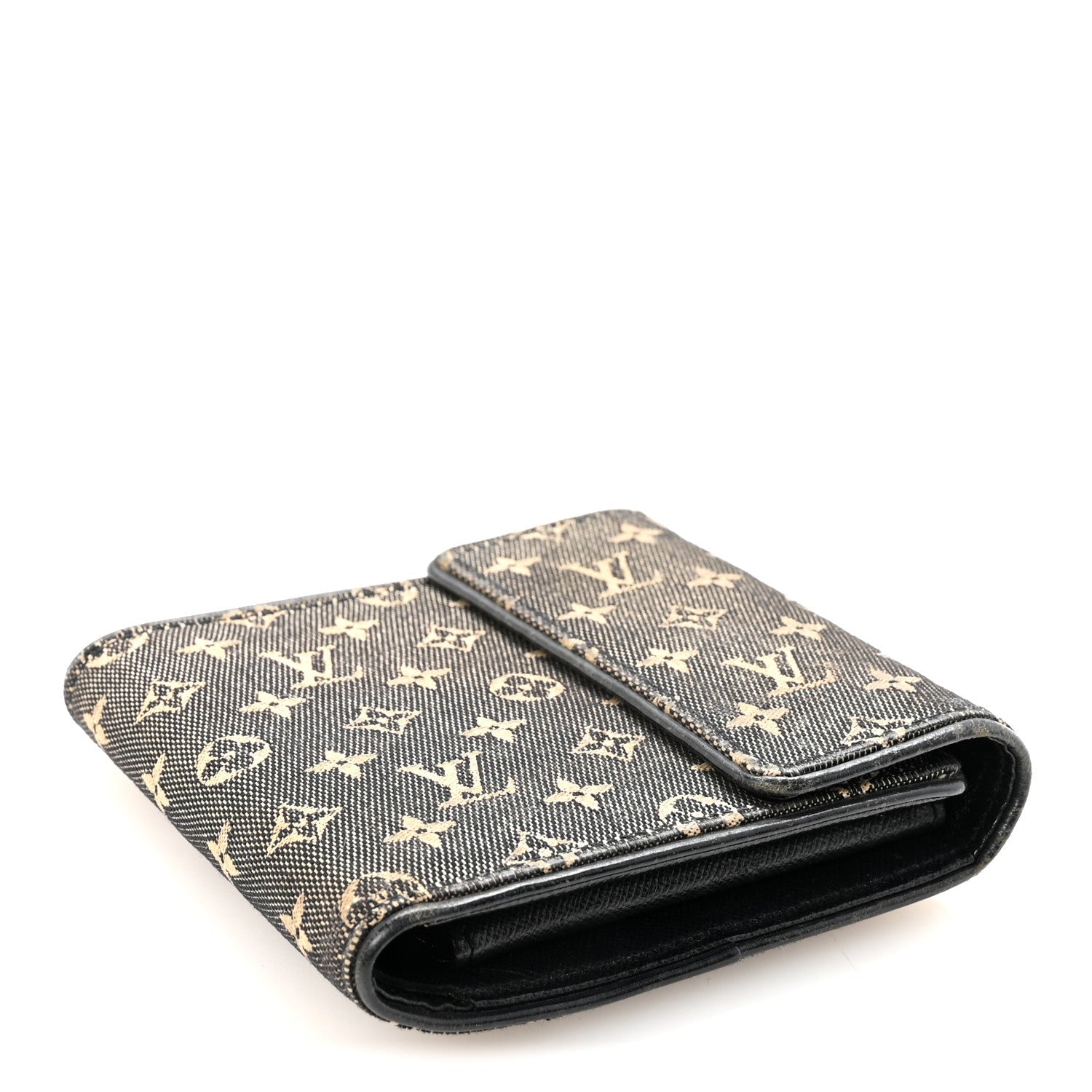 Mini Lin Compact Wallet Blue