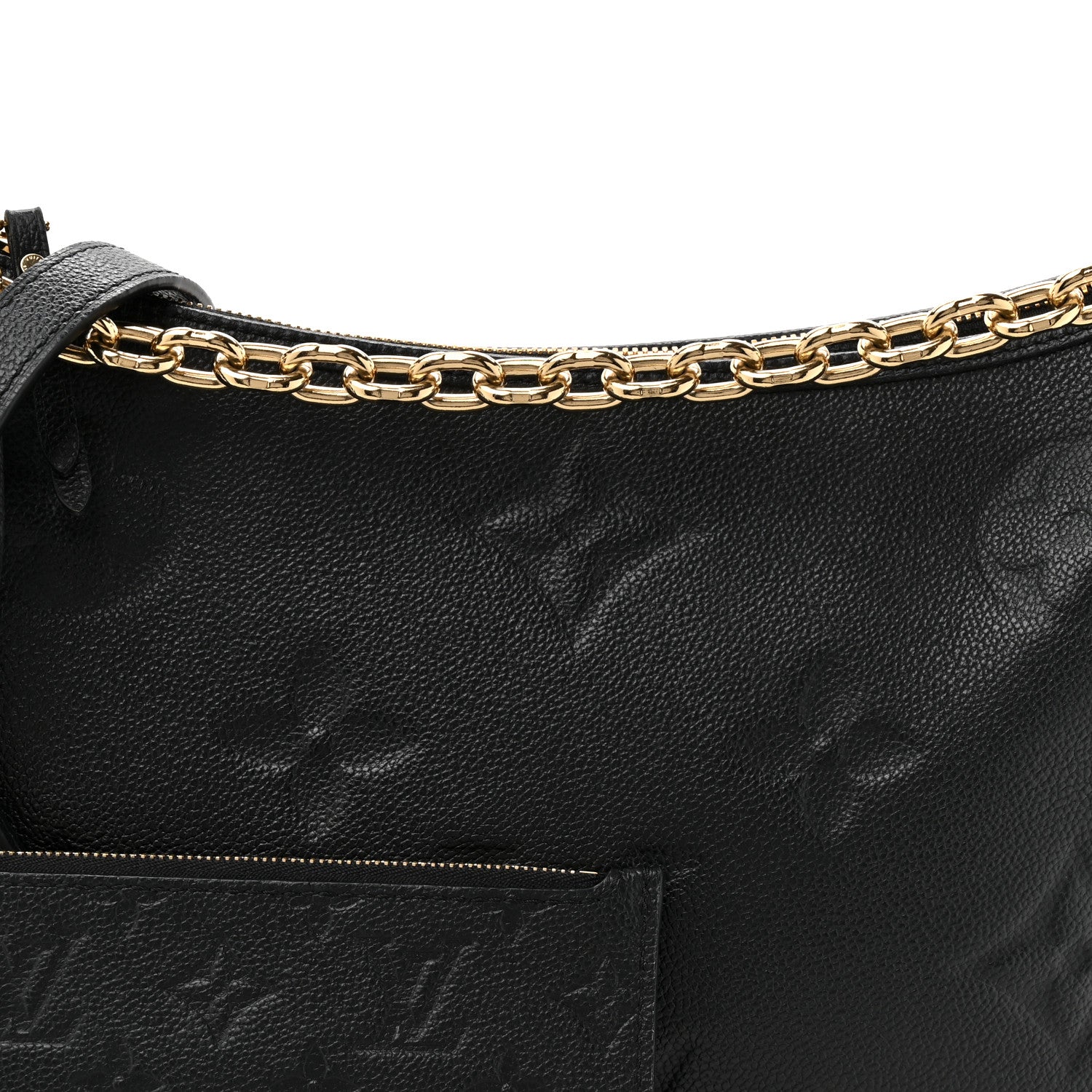 Empreinte Monogram Giant Loop Hobo Black