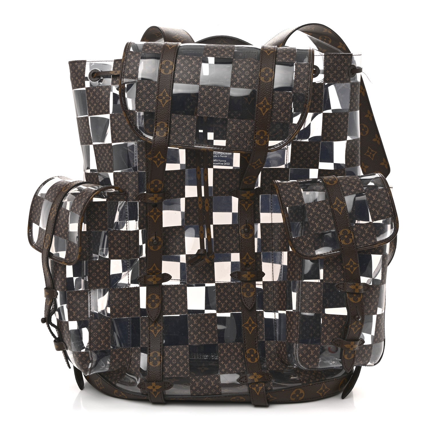PVC Monogram Chess Christopher Backpack MM