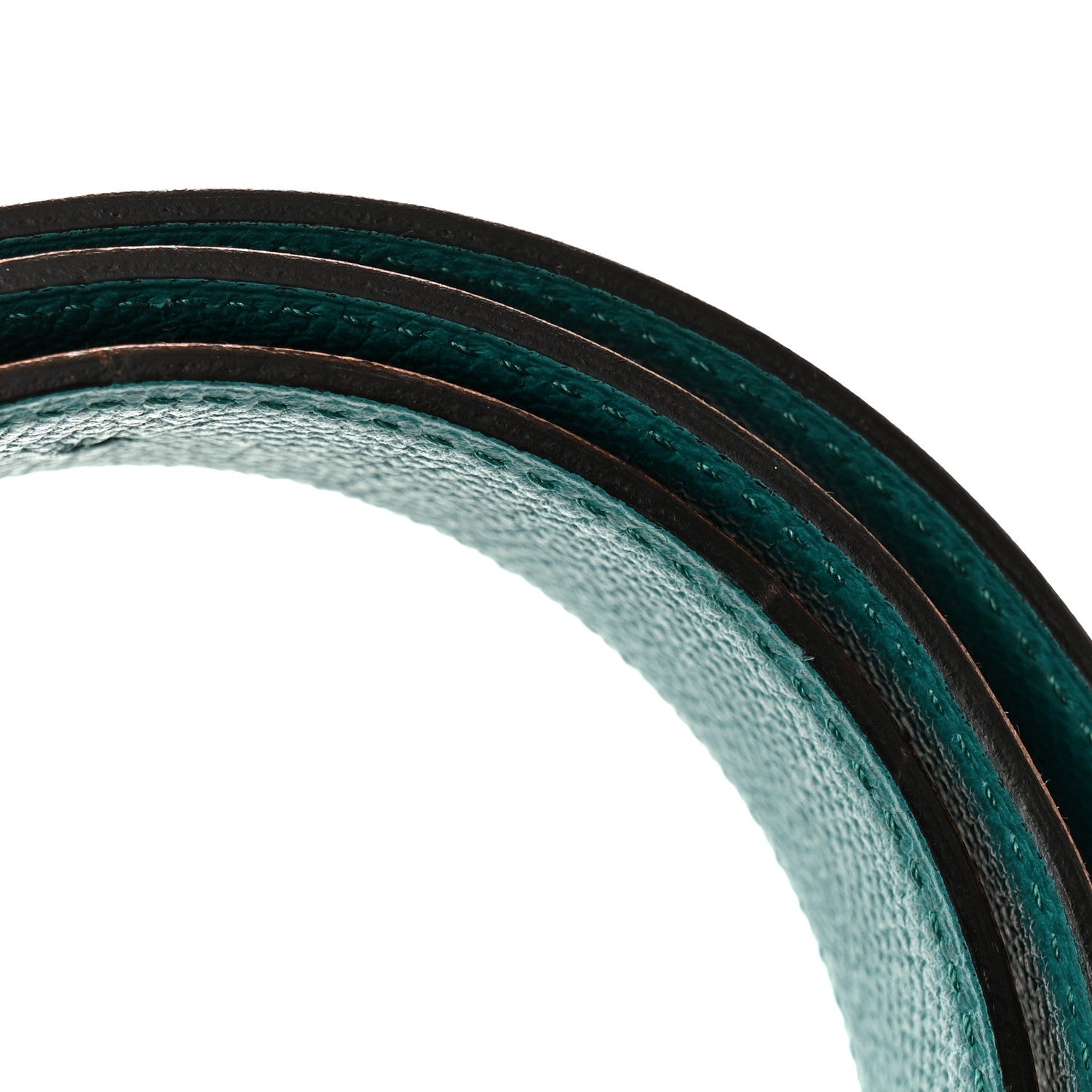 Swift Epsom 32mm H Belt 85 34 Gold Bleu Paon