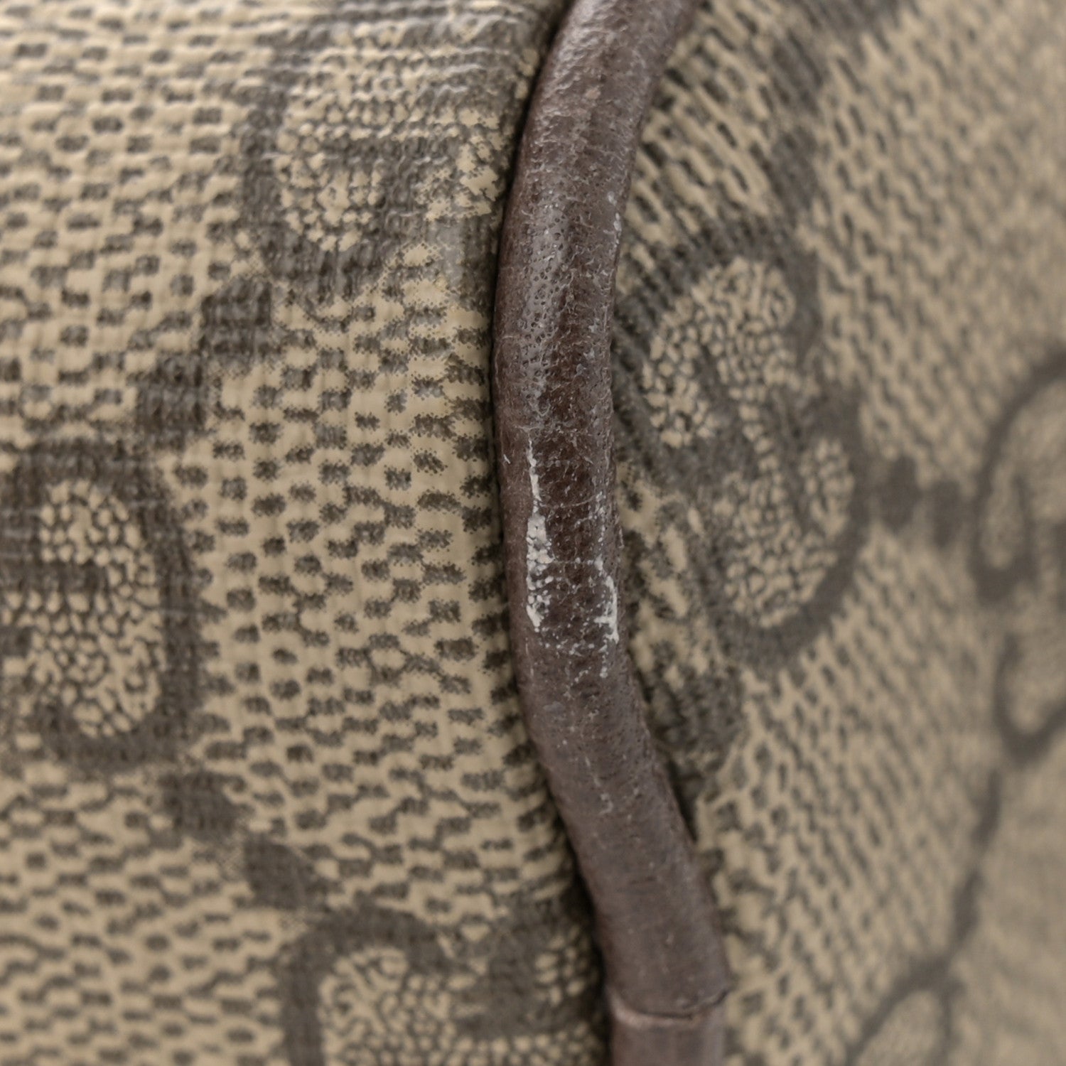 GG Supreme Monogram Web Small Ophidia Belt Bag 85 34 Dark Brown