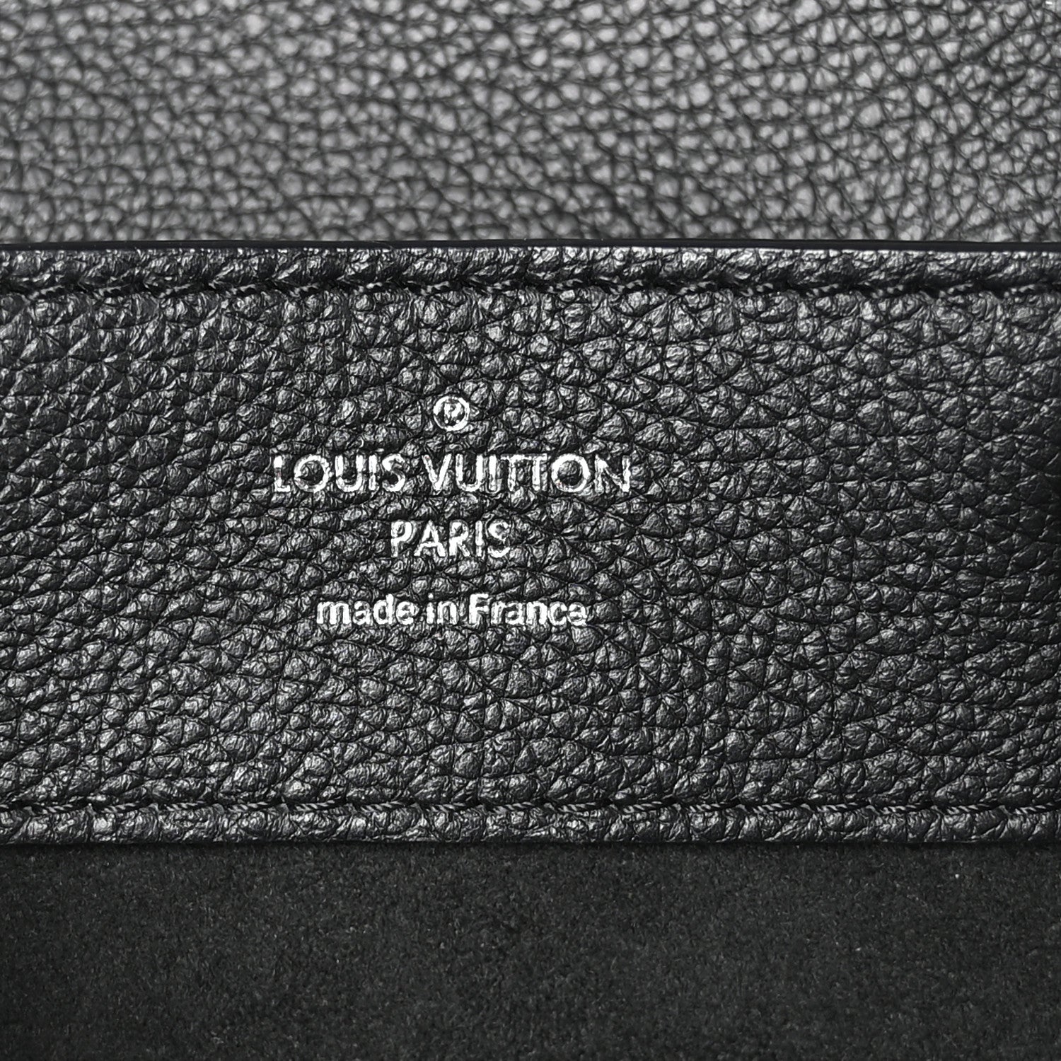 Calfskin Lockme Mini Backpack Black