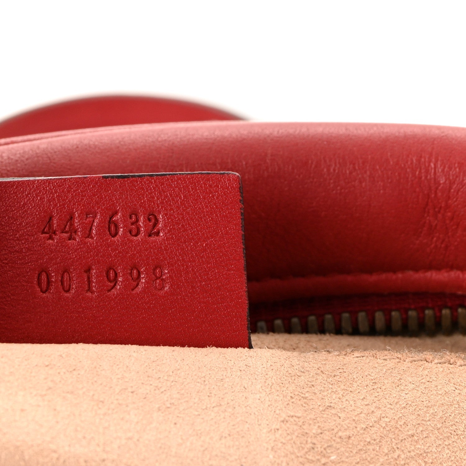 Calfskin Matelasse Small GG Marmont Chain Shoulder Bag Hibiscus Red