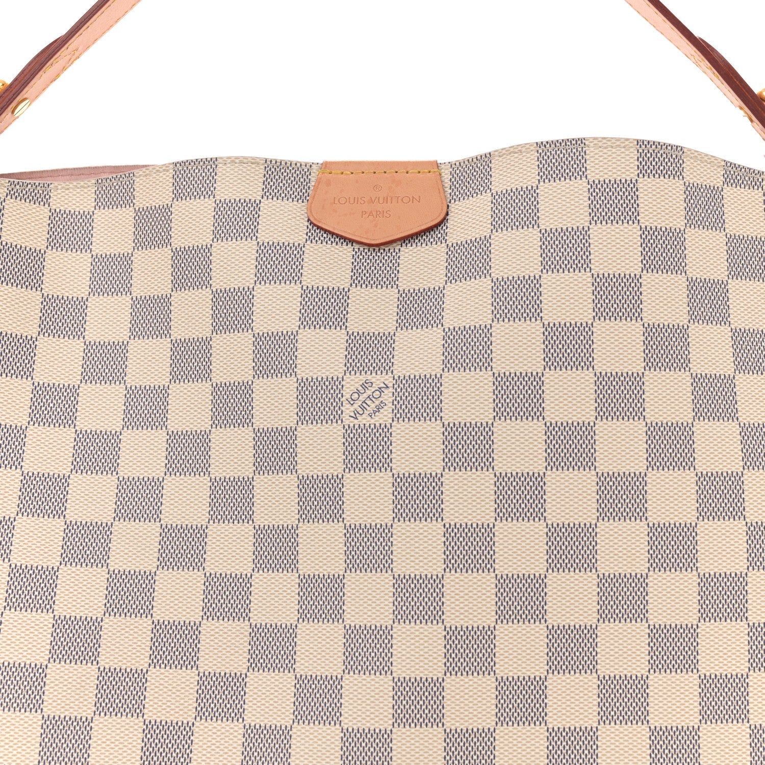 Damier Azur Graceful MM Rose Ballerine