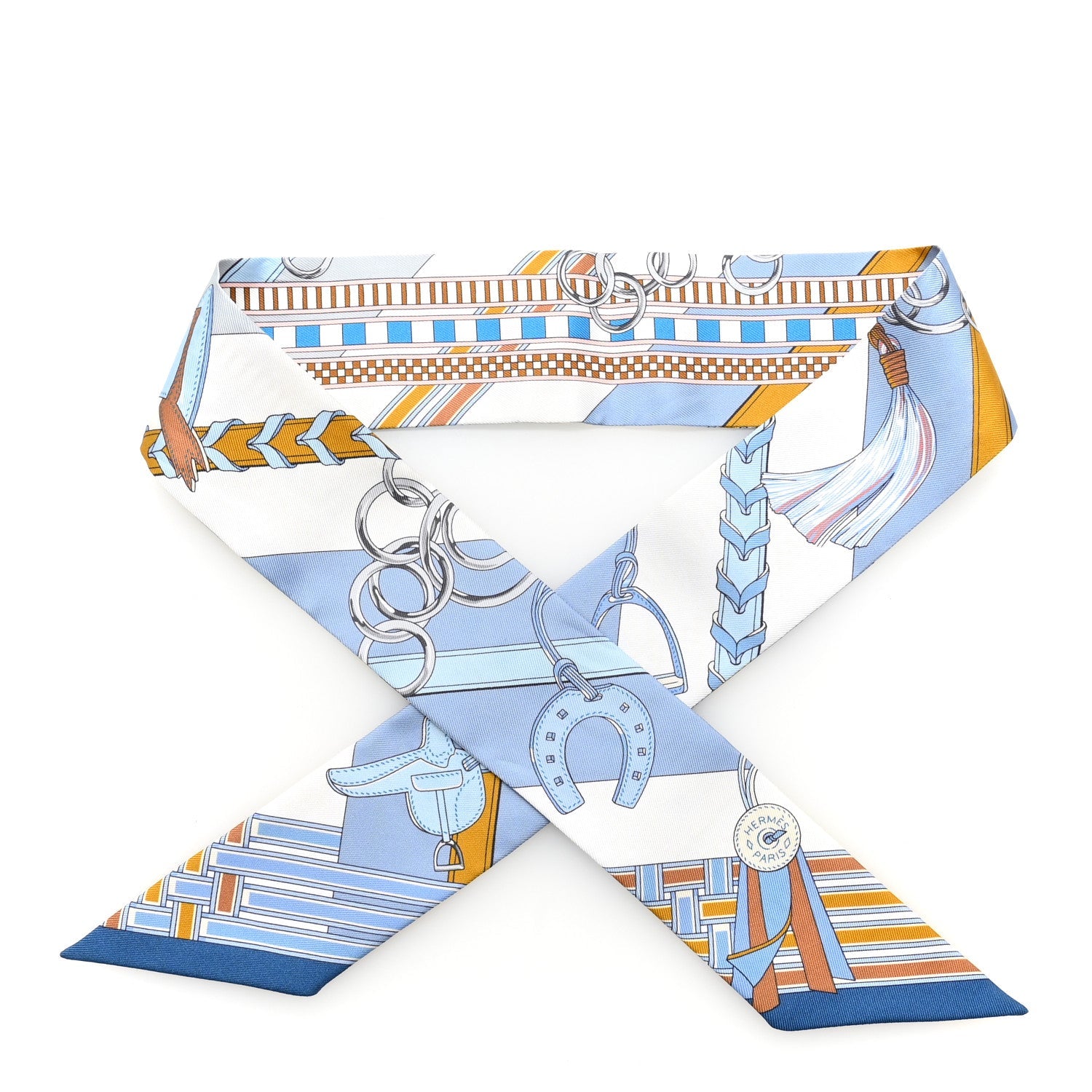 Silk Brides et Gris Twilly Gris Bleu Jean White Miel