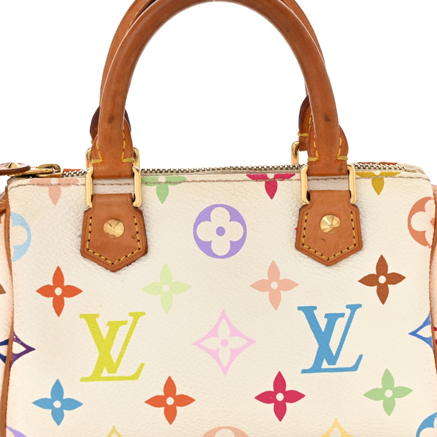 Monogram Multicolor Mini Sac HL Speedy White