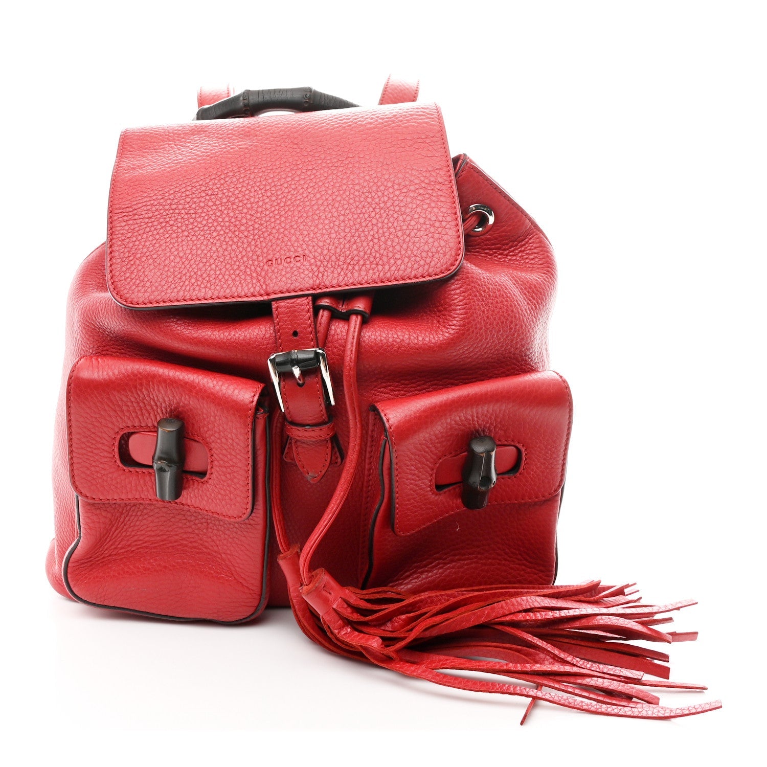 Cellarius Calfskin Medium Bamboo Backpack Petunia