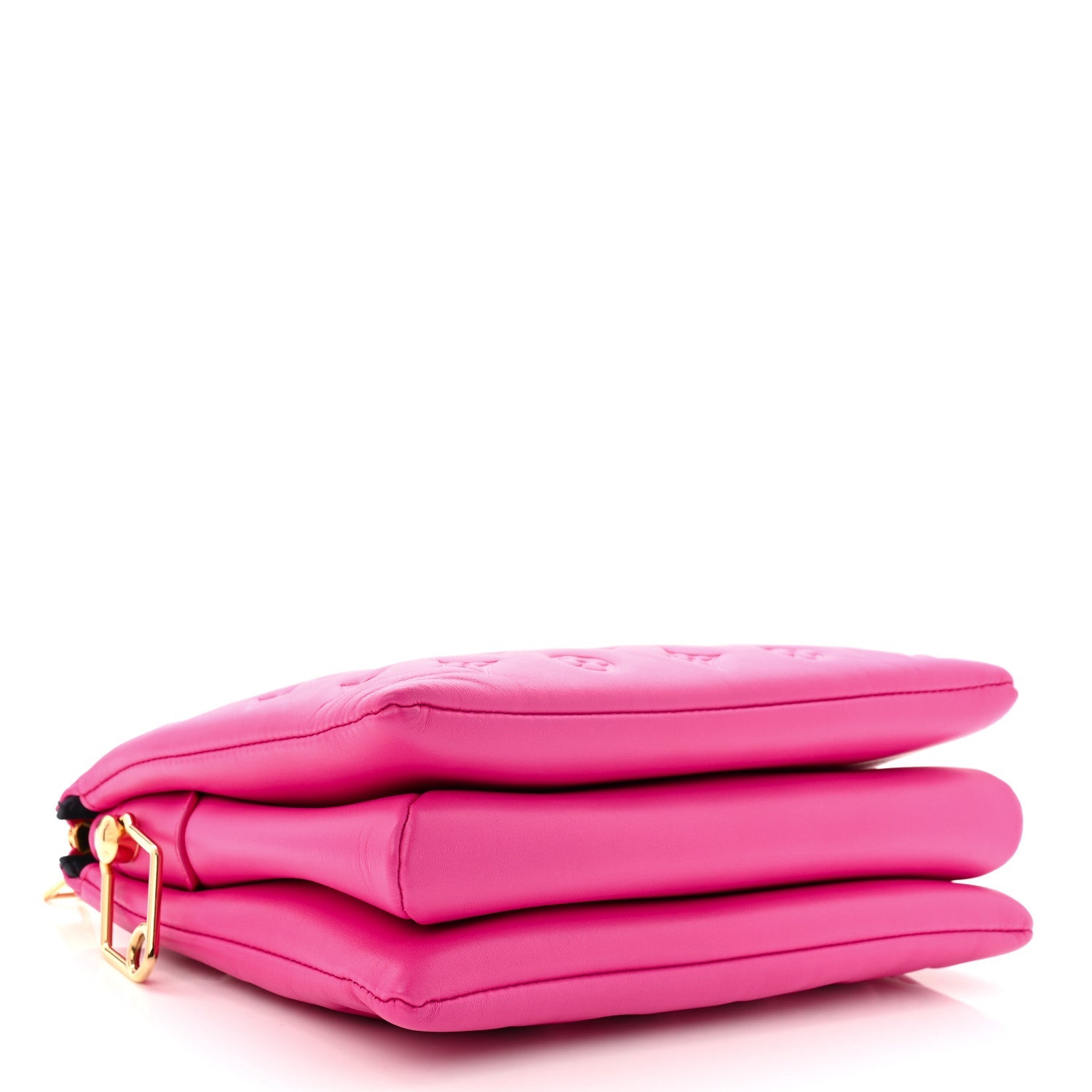 Lambskin Embossed Monogram Coussin PM Rose Miami