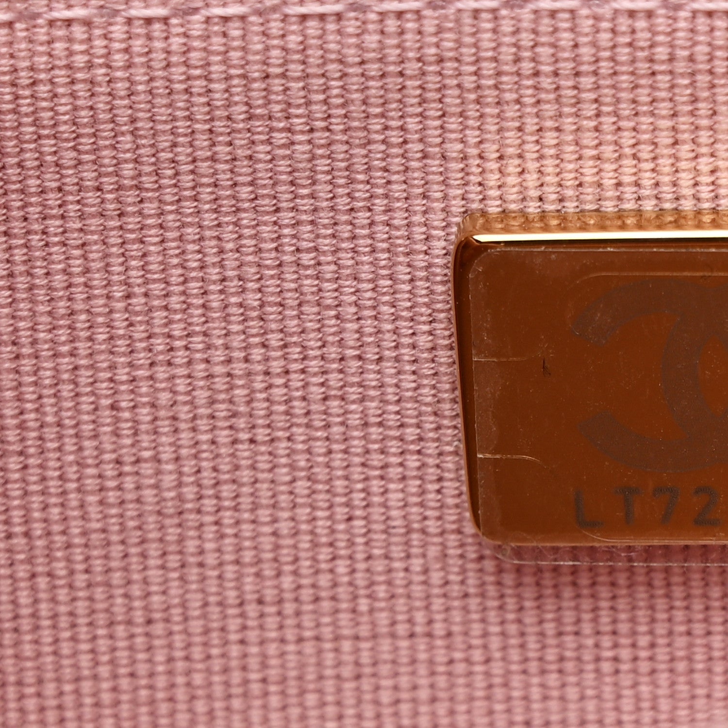 Caviar Quilted Studded CC Wallet on Chain WOC Light Pink