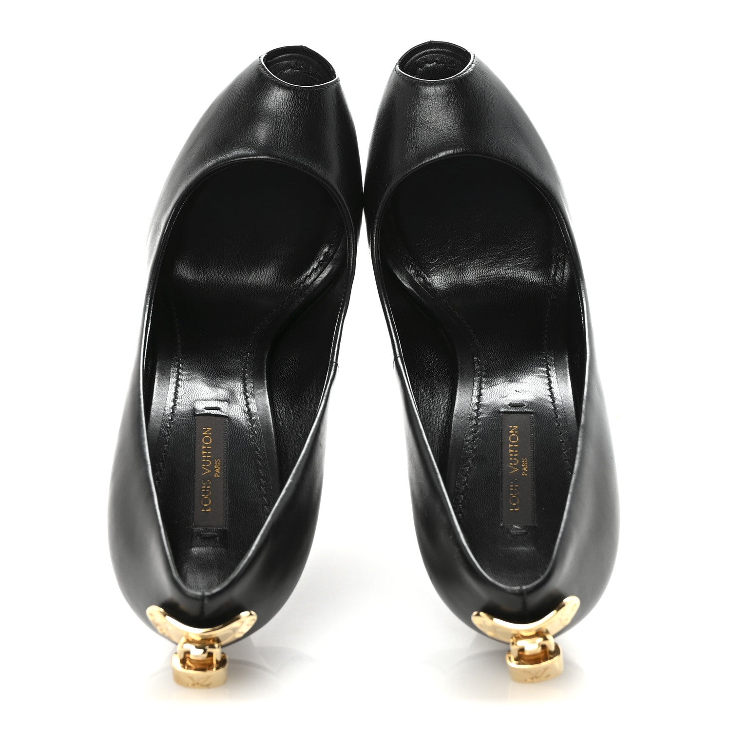 Smooth Calfskin Oh Really Peep Toe Pumps 37.5 Black