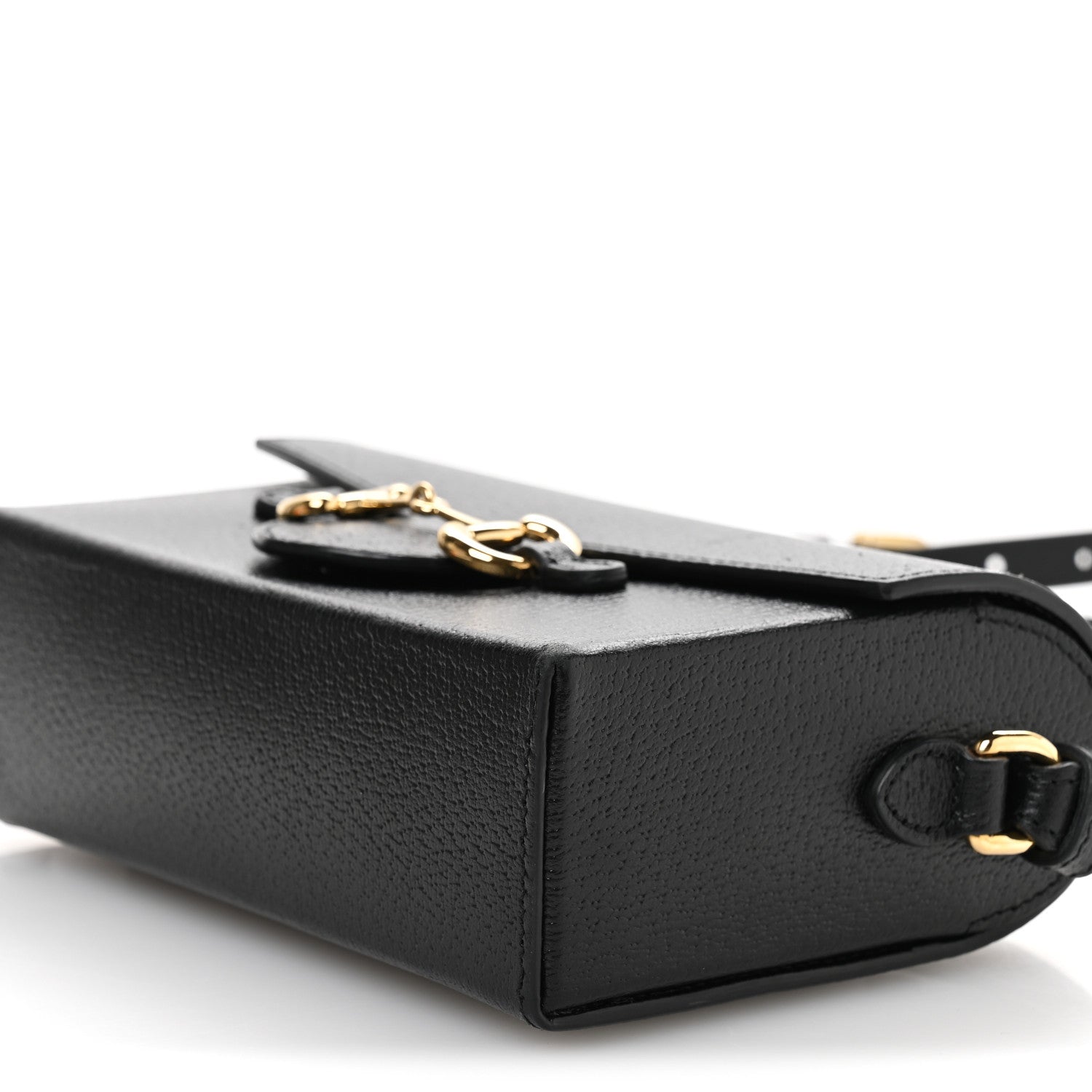 Calfskin Horsebit 1955 Shoulder Bag Black
