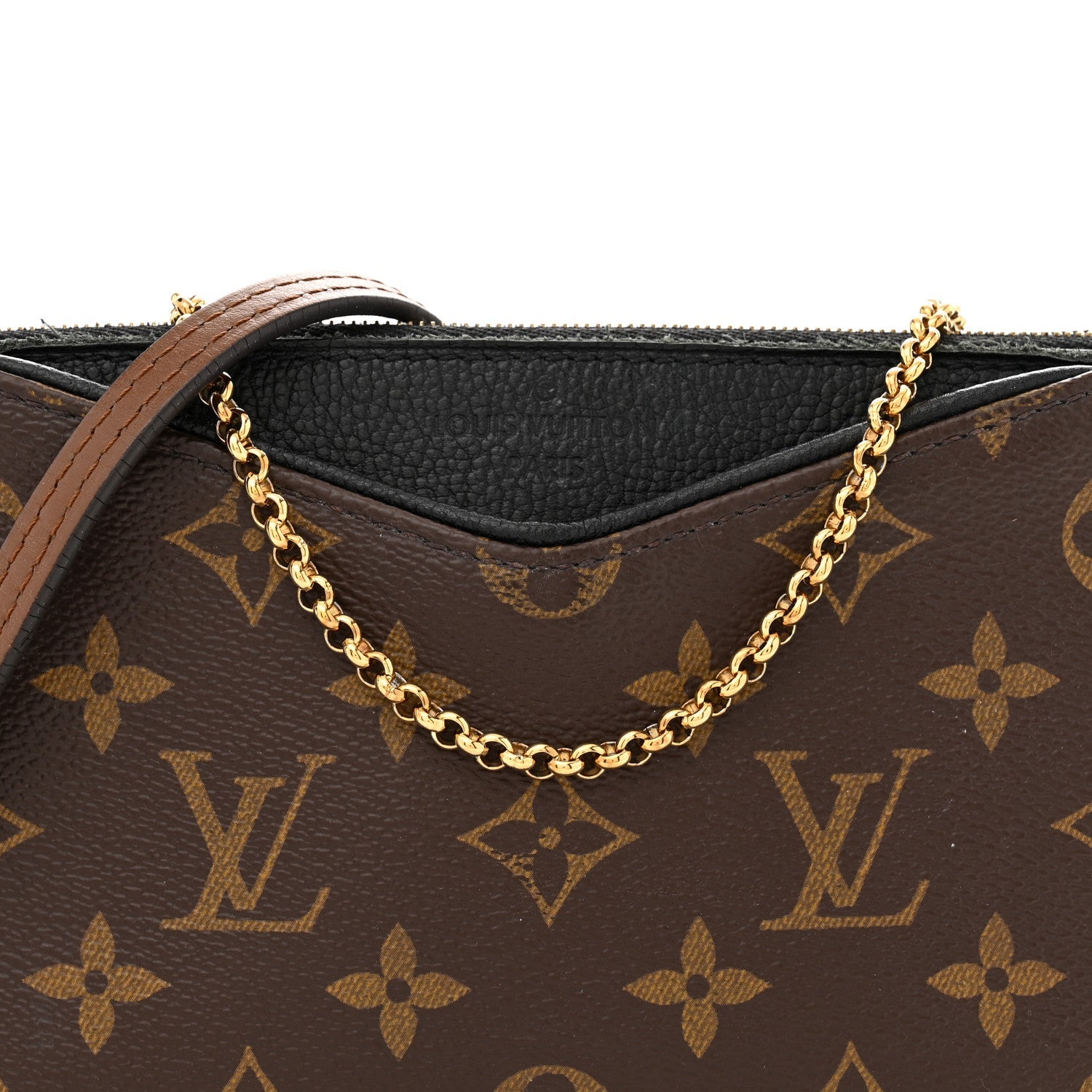 Monogram Pallas Clutch Black