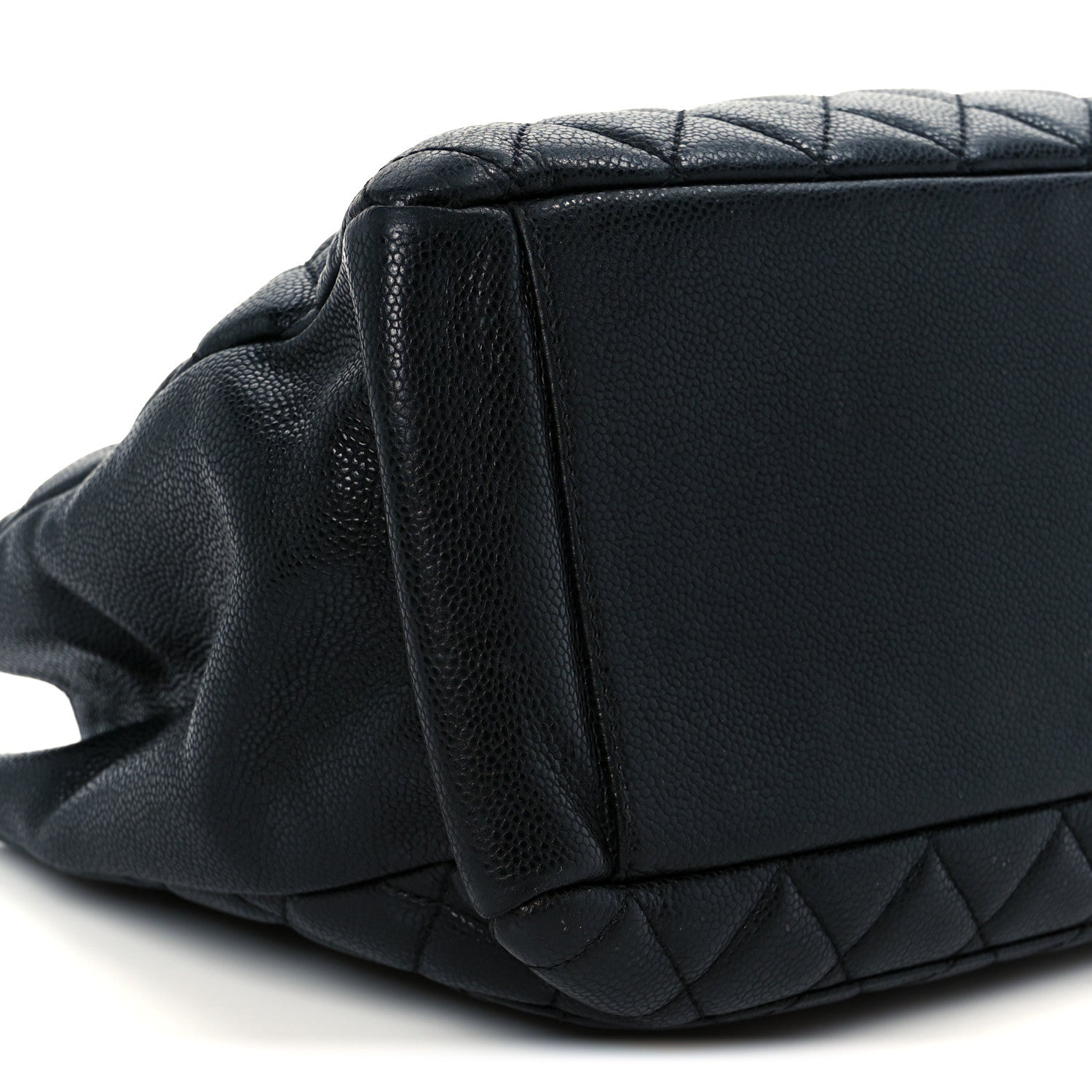 Caviar Quilted Grand Shopping Tote GST Black