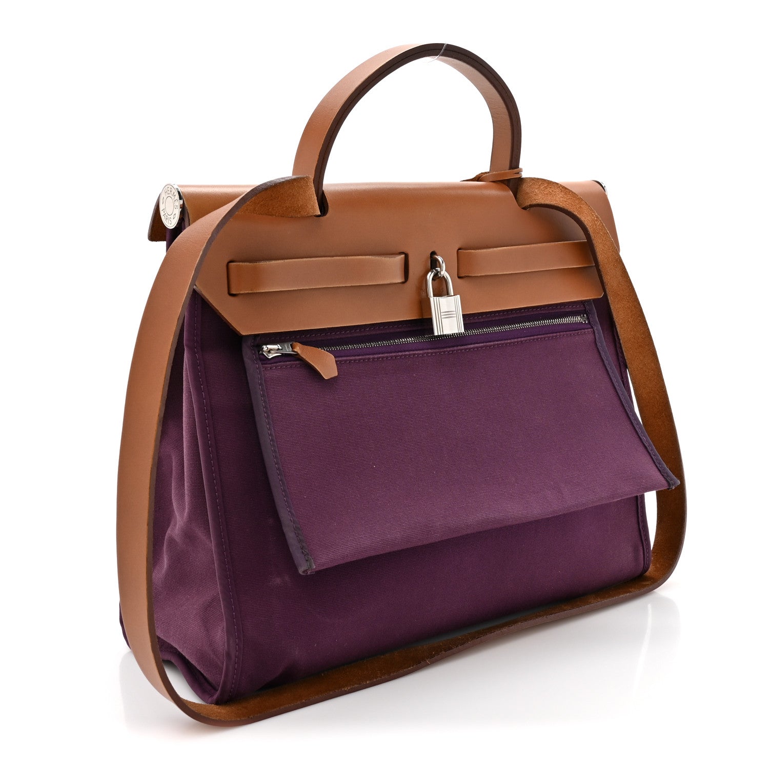 Toile Vache Hunter Herbag Zip 31 PM Cassis Fauve