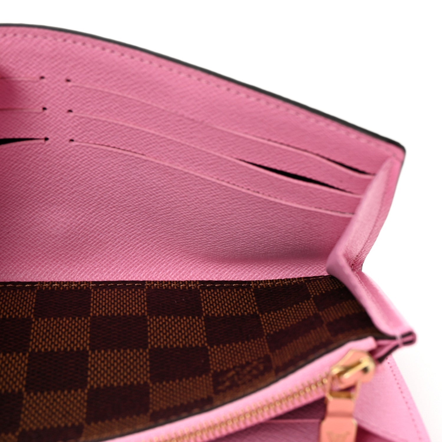 Damier Ebene 2023 Christmas Animation Ice Skating Sarah Wallet Pink