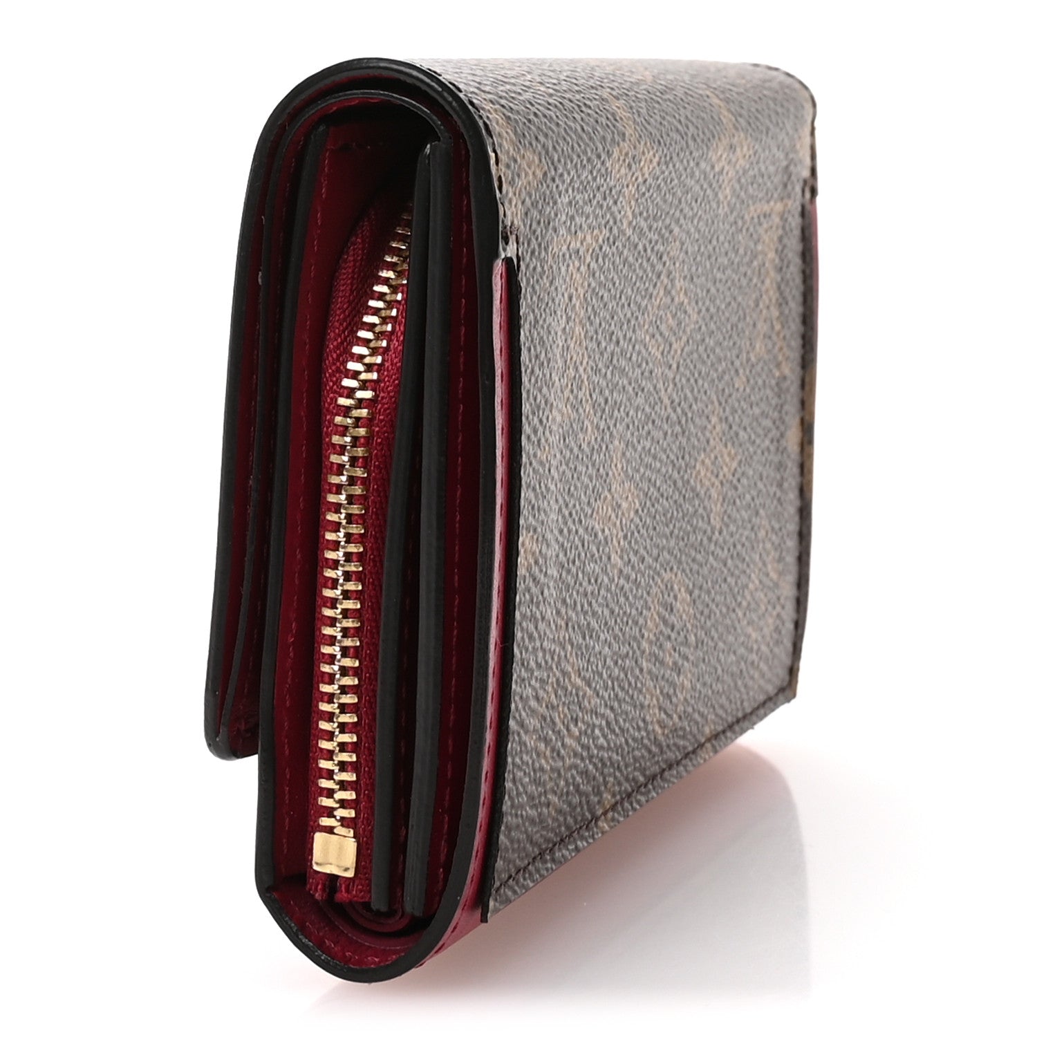 Monogram Flore Compact Wallet Fuchsia