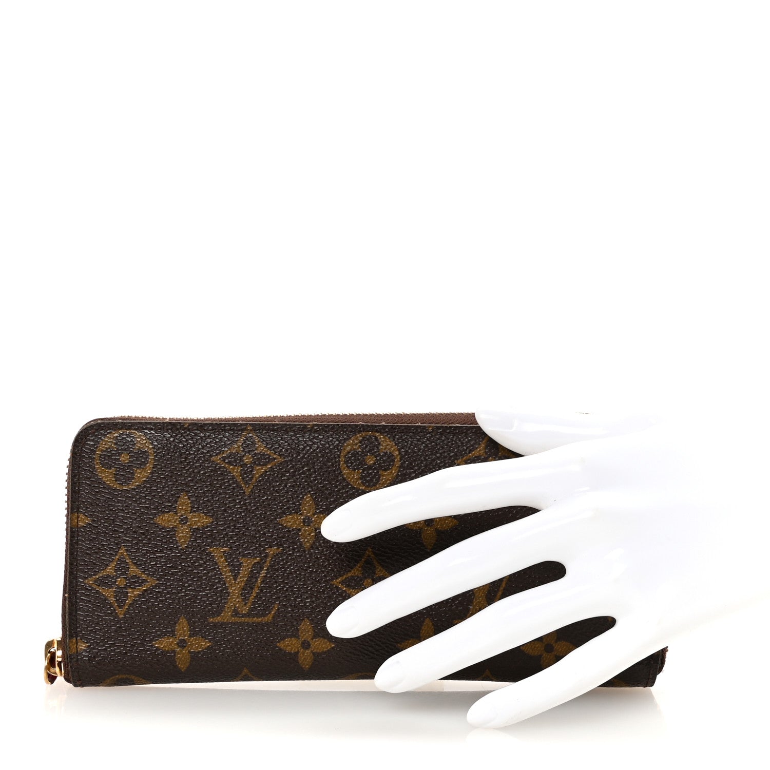 Monogram Clemence Wallet Fuchsia