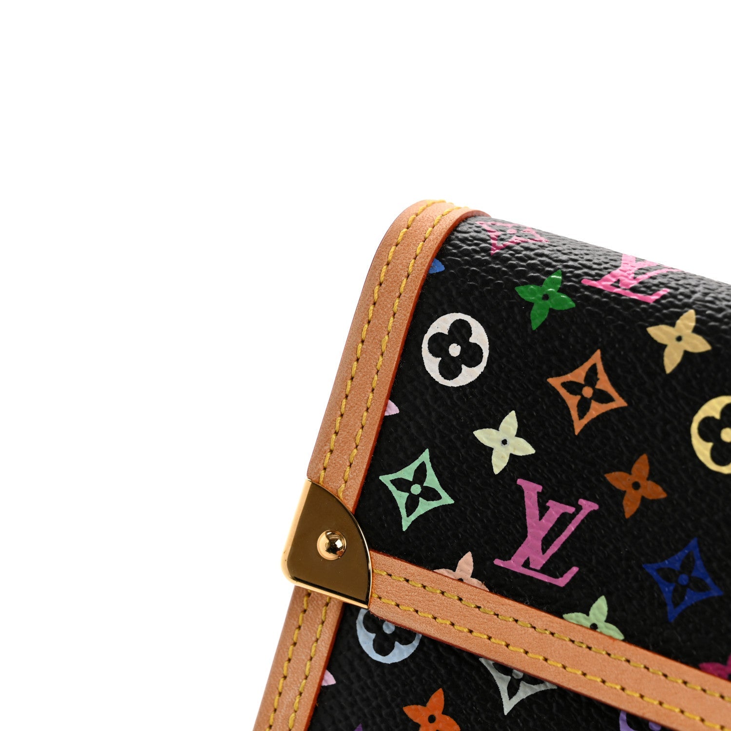 Monogram Multicolor Porte Tresor International Wallet Black