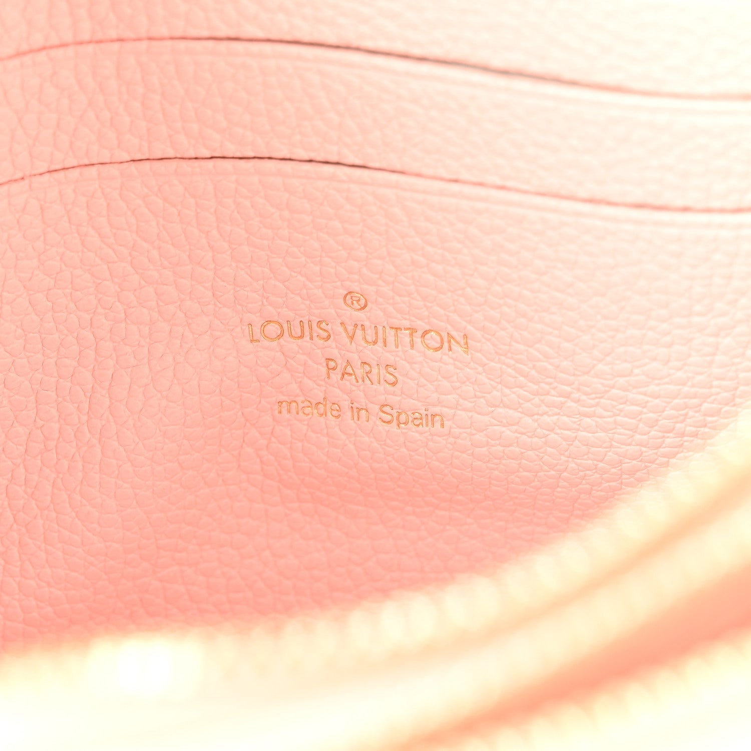 Empreinte Monogram Double Zip Pochette Rose