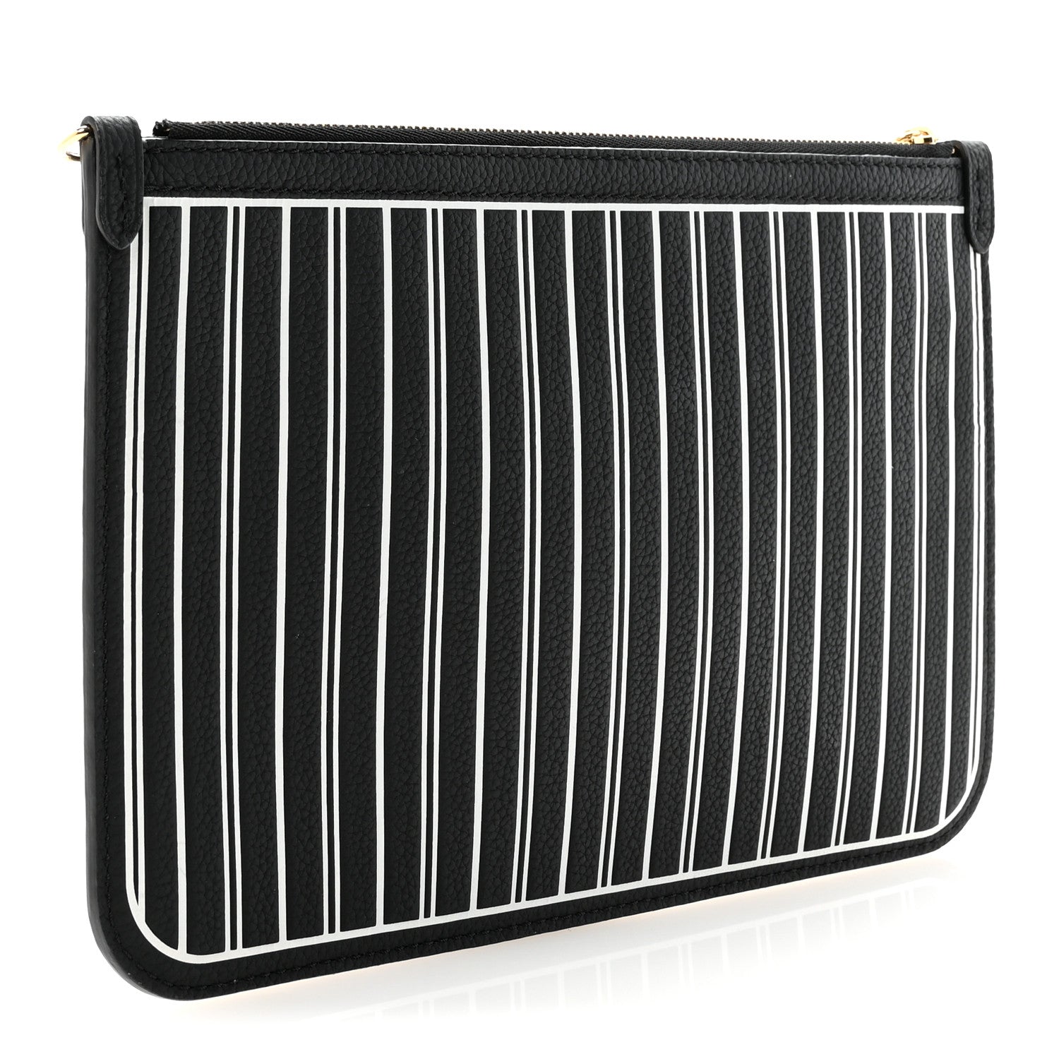 Calfskin Neverfull Inside Out MM Pochette Black