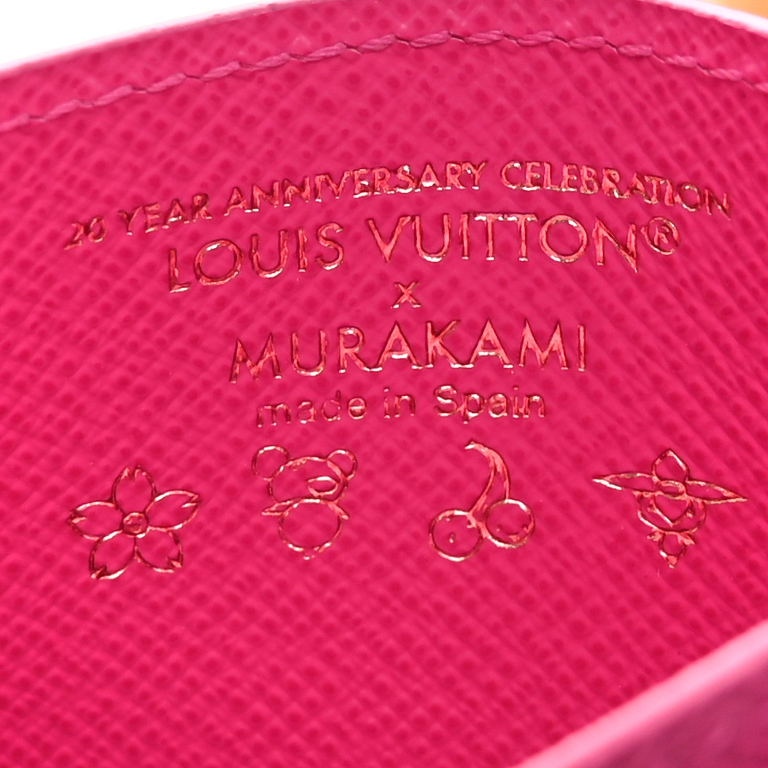 LV X TM Monogram Multicolor Card Holder Kawaii Pink
