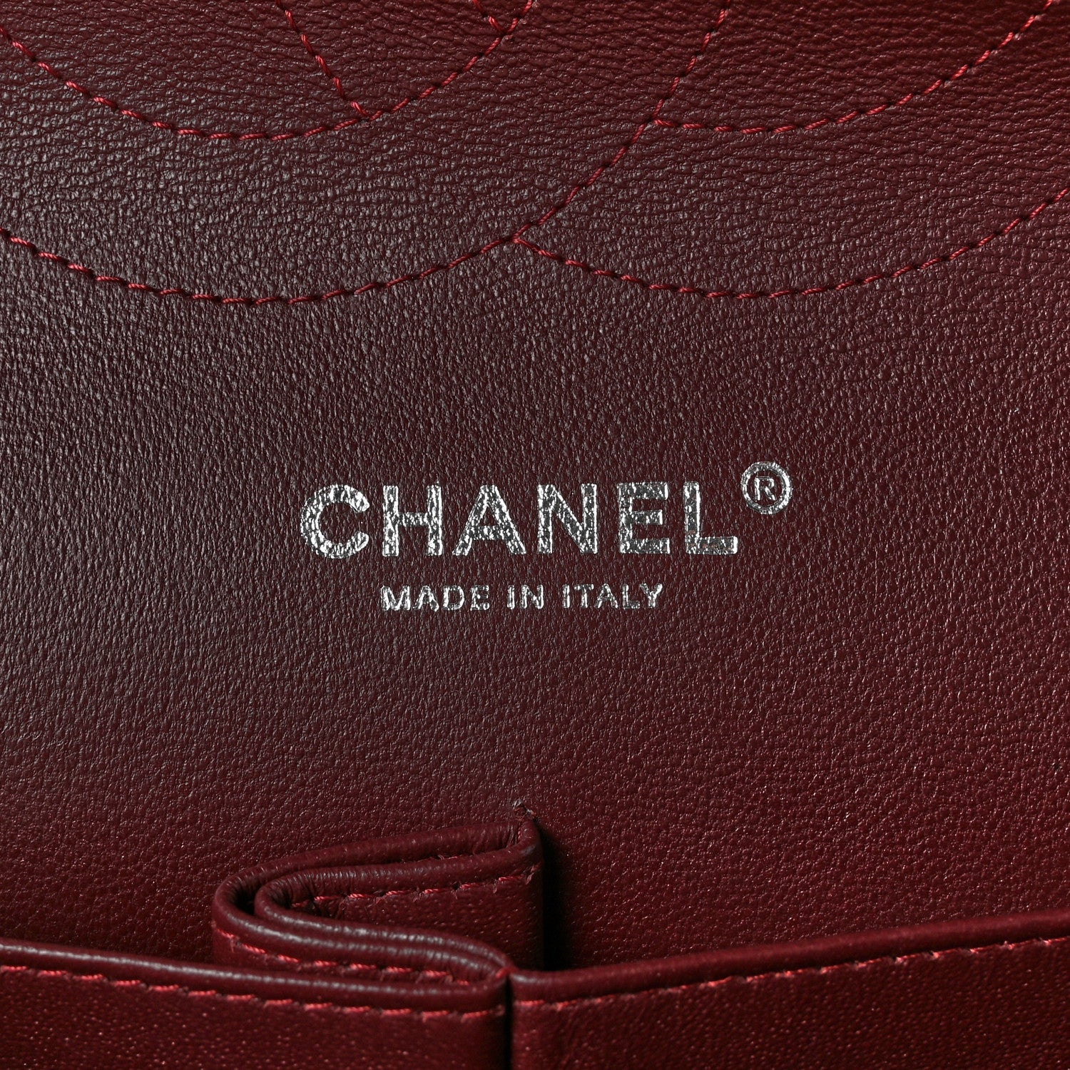 Lambskin Quilted Jumbo Double Flap Black