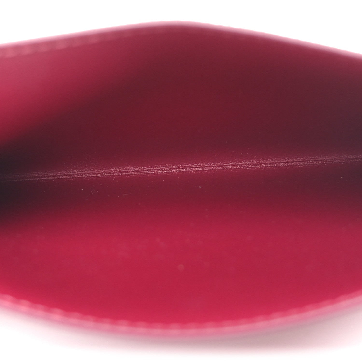 Calfskin Felicie Card Holder Insert Fuchsia
