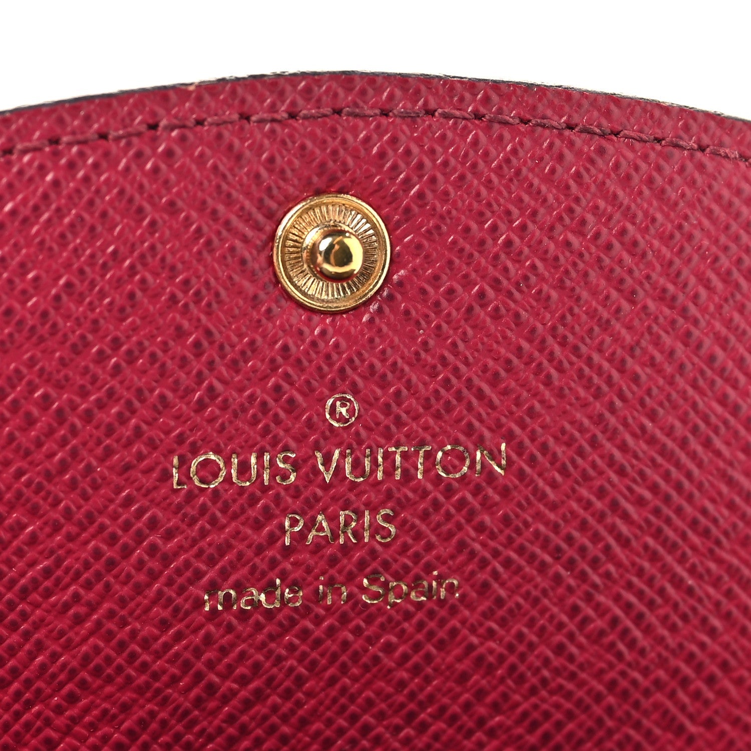 Monogram Rosalie Coin Purse Fuchsia