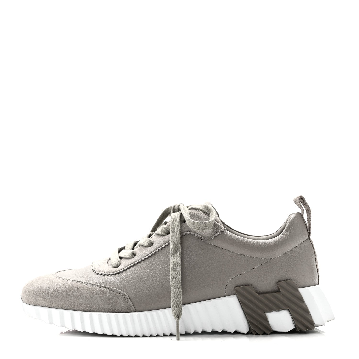 Sport Goatskin Suede Goatskin Womens Bouncing Sneakers 39 Beige Galet