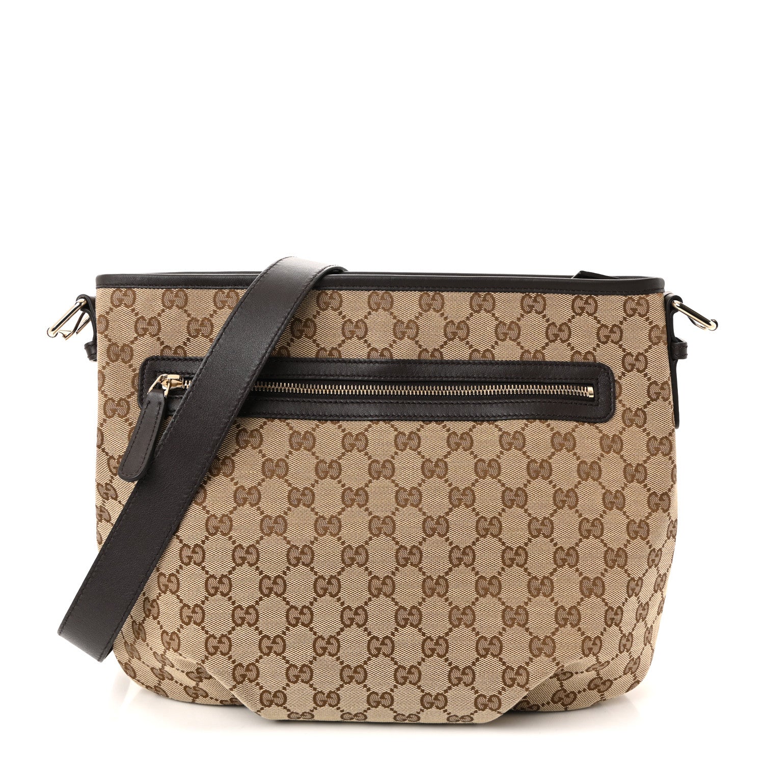 Monogram Messenger Bag Dark Brown