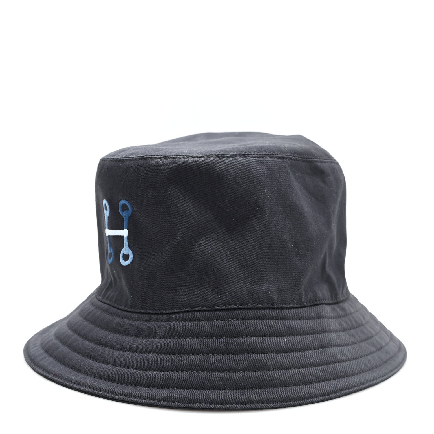 Cotton Canvas Fred H Mors Bucket Hat 58 Marine